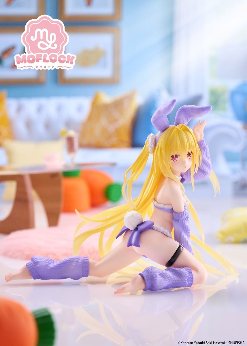 PRE-ORDER TAITO - To Love-Ru Darkness MOFLOCK Figure - Golden Darkness: Fluffy Bunny Ver.