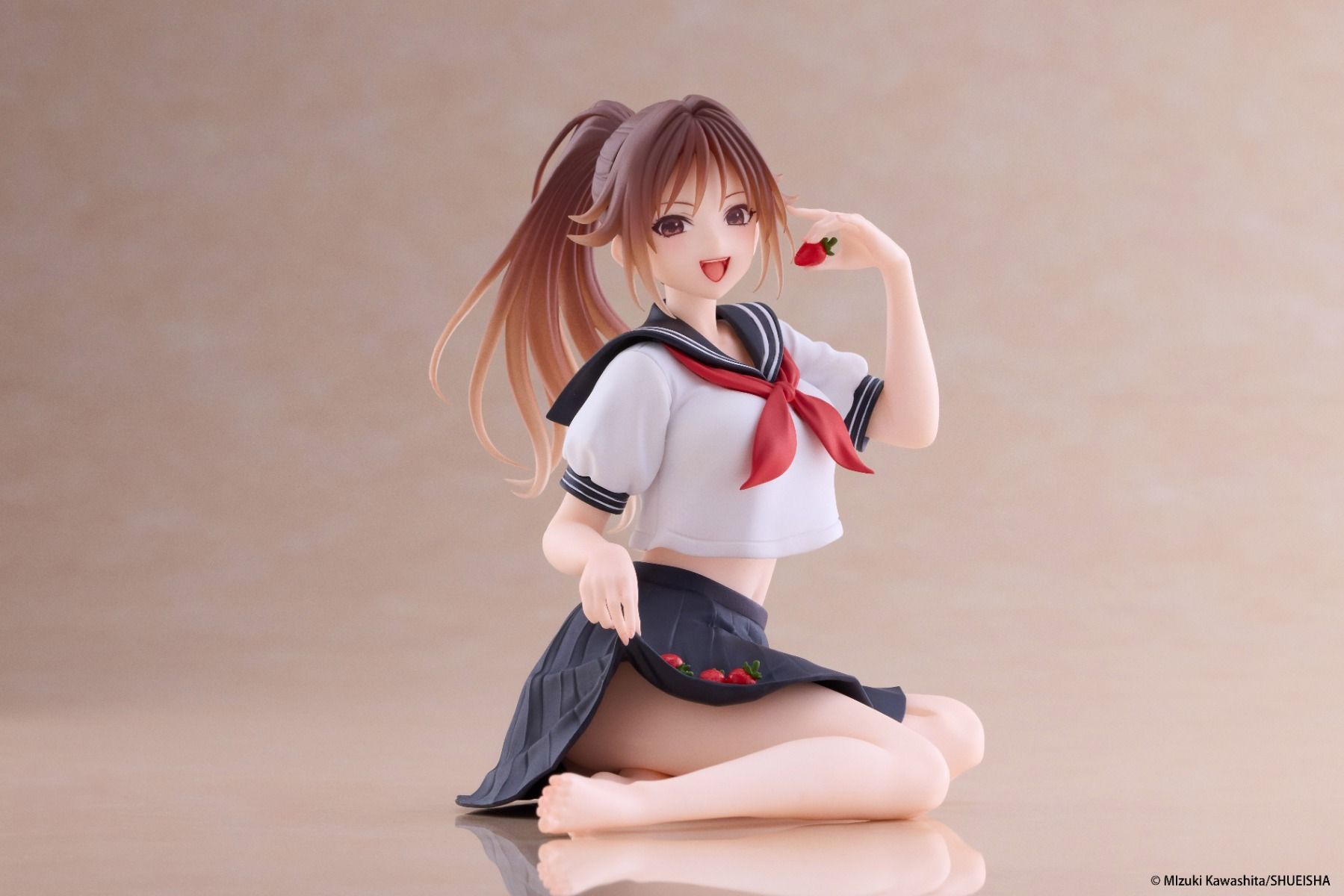 PRE-ORDER TAITO - Strawberry 100% Desktop Cute Figure - Satsuki Kitaoji: School Uniform Ver.