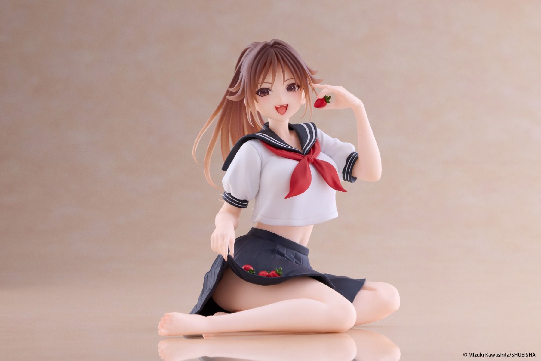 PRE-ORDER TAITO - Strawberry 100% Desktop Cute Figure - Satsuki Kitaoji: School Uniform Ver.
