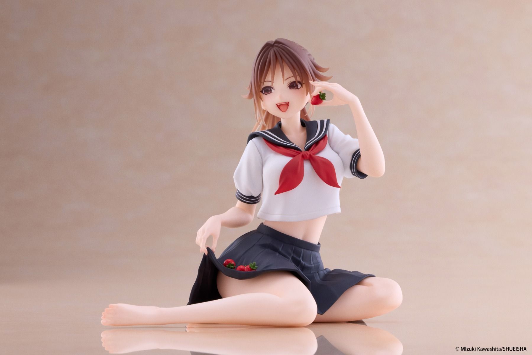PRE-ORDER TAITO - Strawberry 100% Desktop Cute Figure - Satsuki Kitaoji: School Uniform Ver.