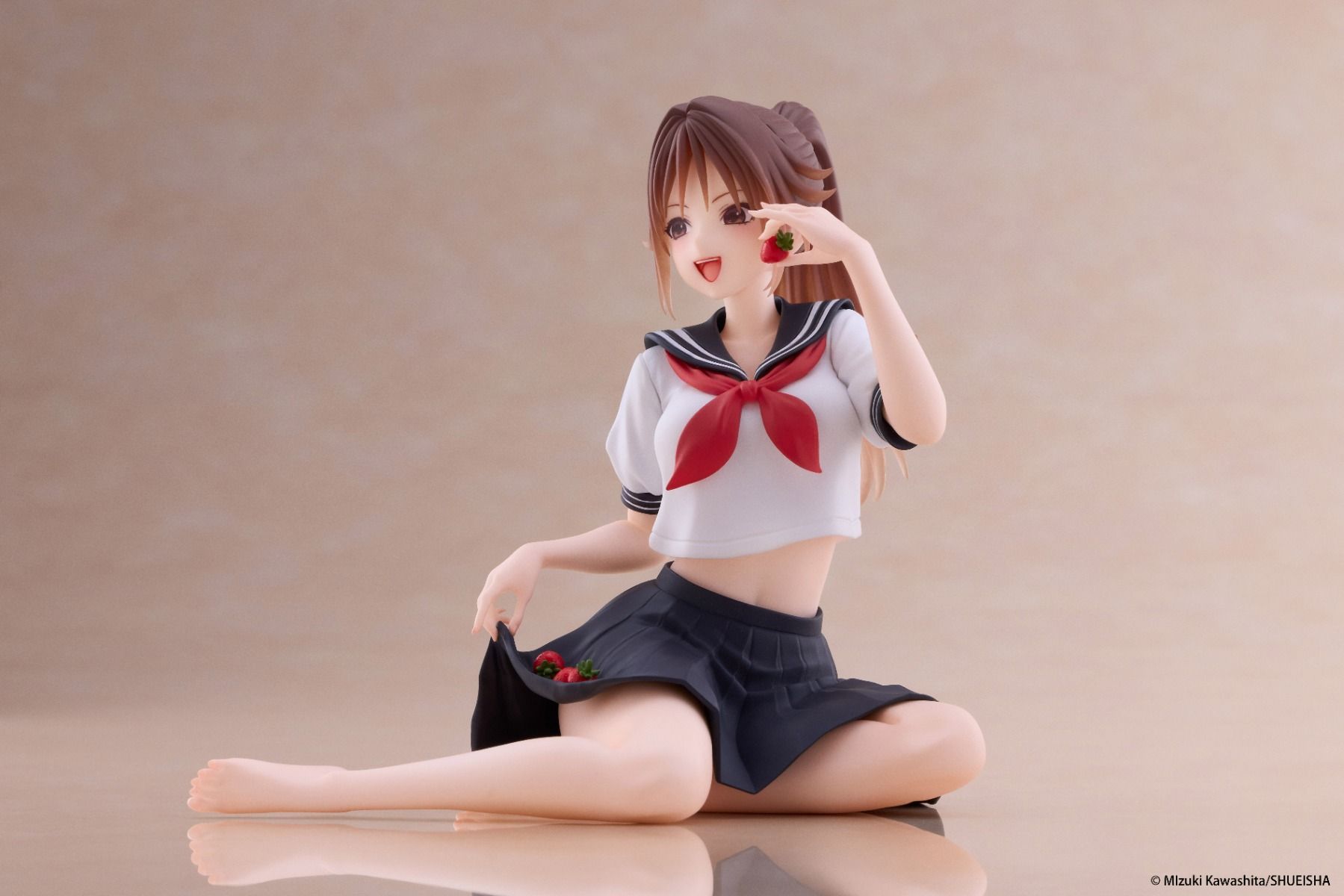 PRE-ORDER TAITO - Strawberry 100% Desktop Cute Figure - Satsuki Kitaoji: School Uniform Ver.
