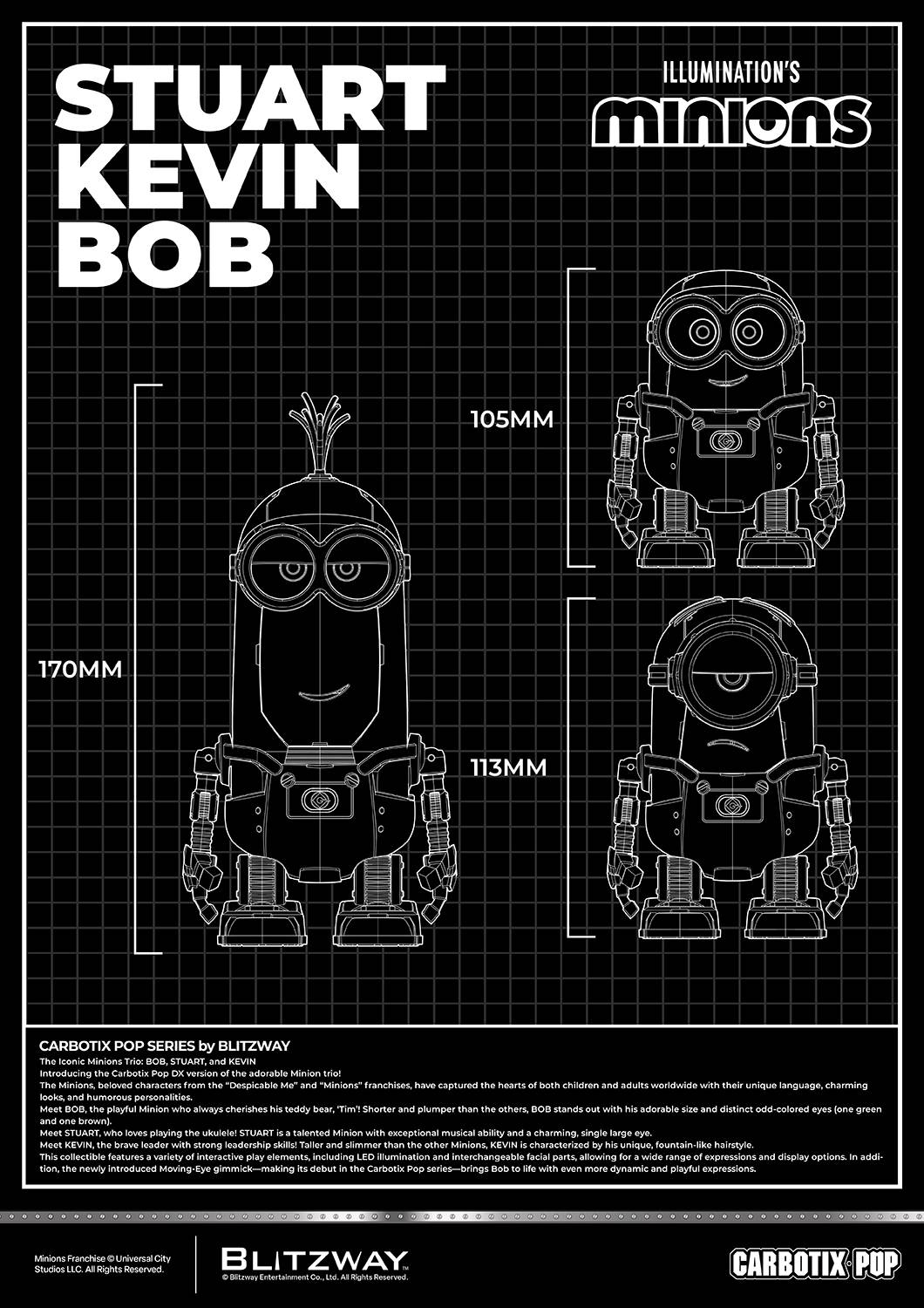 SPECIAL ORDER Blitzway - Carbotix Pop - Minions - Deluxe Set [JP]