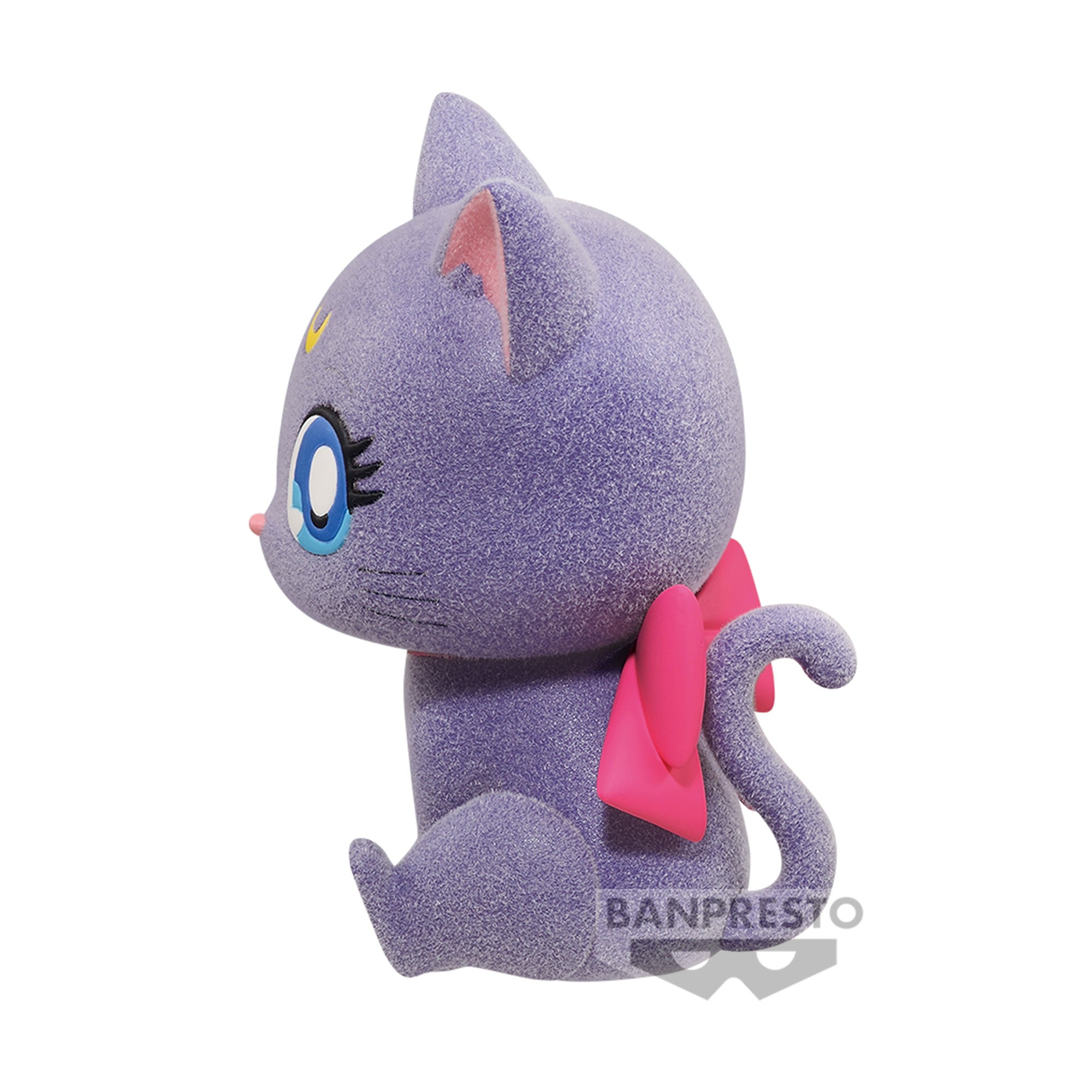 IN-STOCK Banpresto - Pretty Guardian Sailor Moon Cosmos the Movie Fluffy Puffy Luna/Artemis: Big Ribbon Ver.: A. Luna