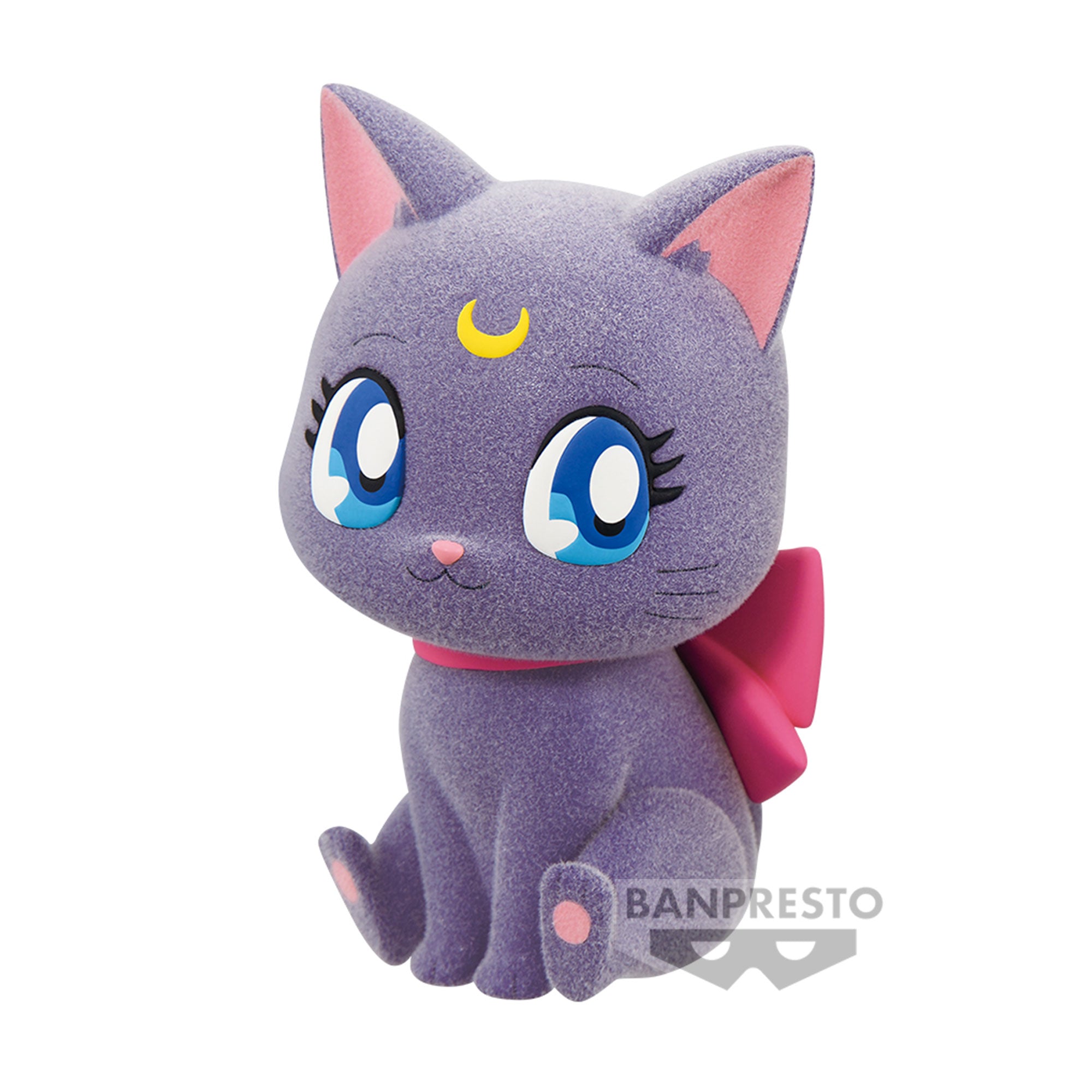 IN-STOCK Banpresto - Pretty Guardian Sailor Moon Cosmos the Movie Fluffy Puffy Luna/Artemis: Big Ribbon Ver.: A. Luna