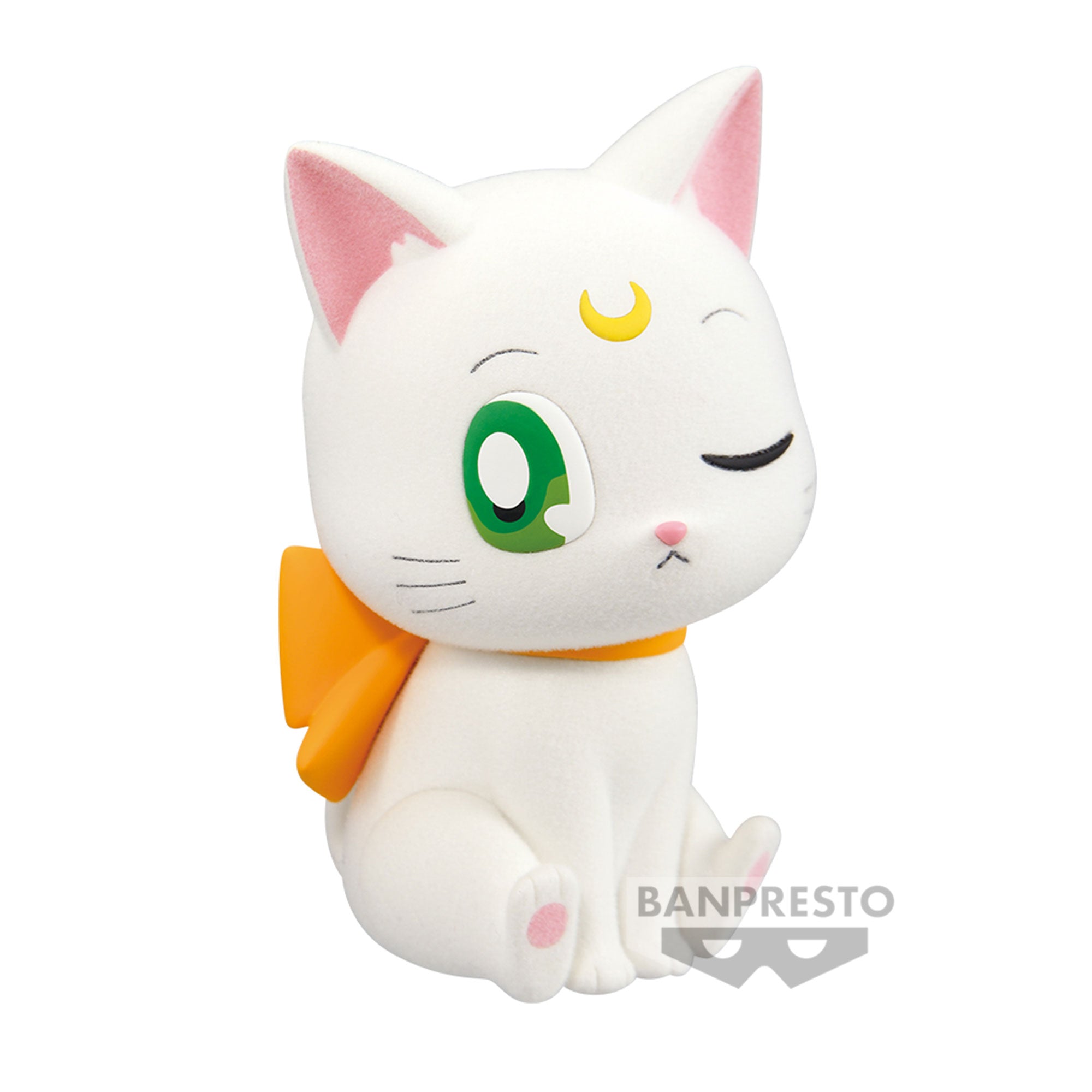 IN-STOCK Banpresto - Pretty Guardian Sailor Moon Cosmos the Movie Fluffy Puffy Luna/Artemis: Big Ribbon Ver.: B. Artemis