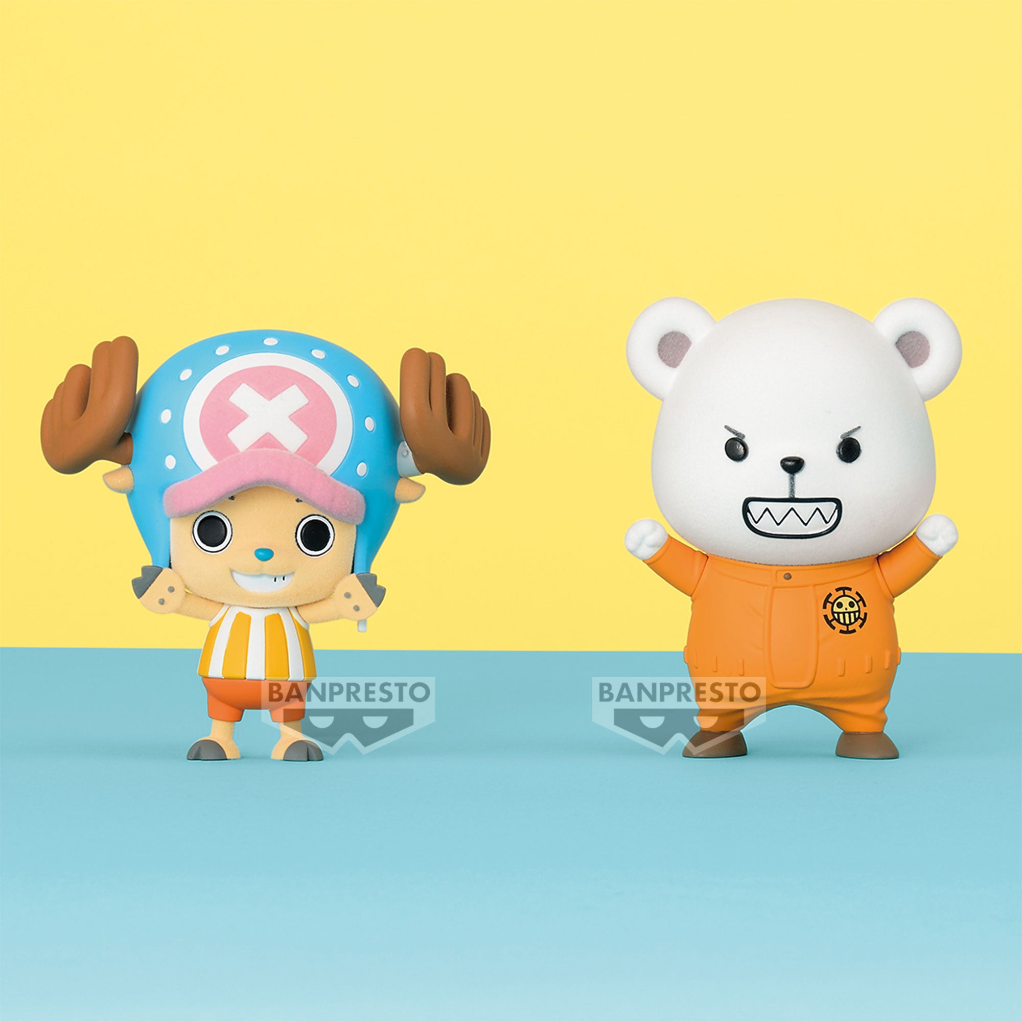 PRE-ORDER One Piece Fluffy Puffy Chopper & Bepo: A. Tony Tony Chopper