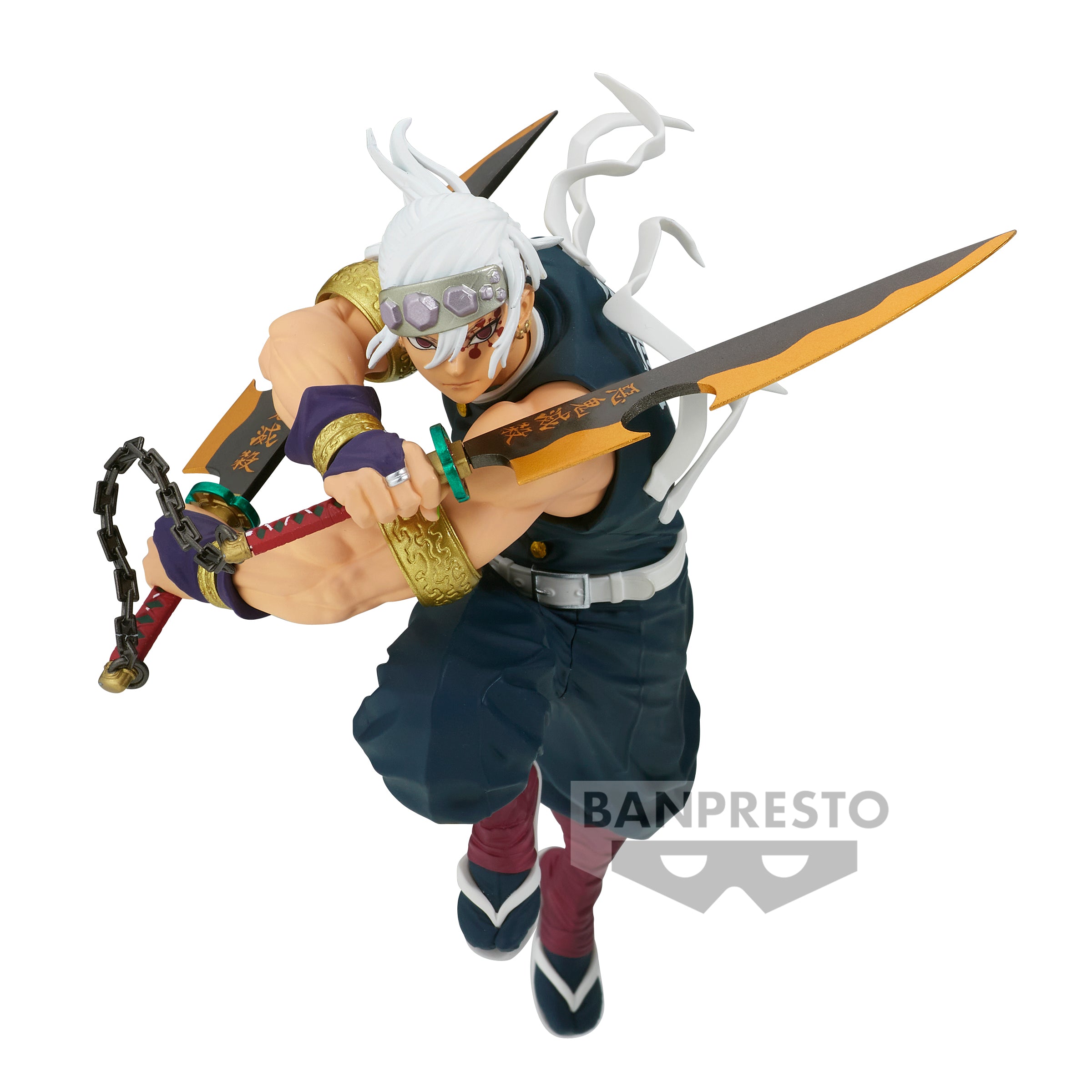 PRE-ORDER Banpresto - Demon Slayer: Kimetsu no Yaiba Vibration Stars - Tengen Uzui & Muichiro Tokito: A. Tengen Uzui