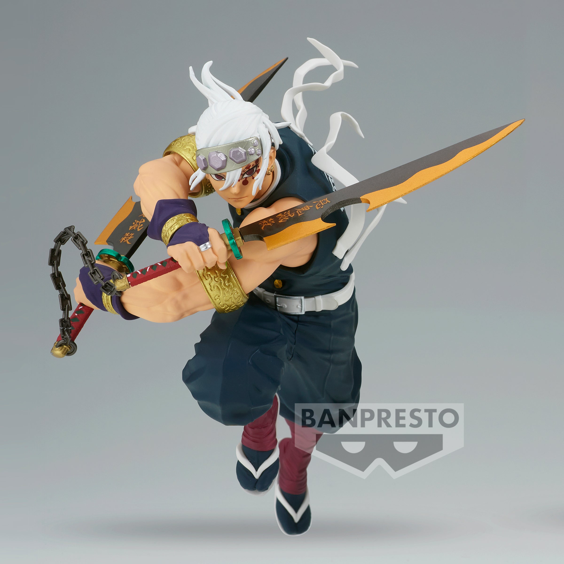 PRE-ORDER Banpresto - Demon Slayer: Kimetsu no Yaiba Vibration Stars - Tengen Uzui & Muichiro Tokito: A. Tengen Uzui