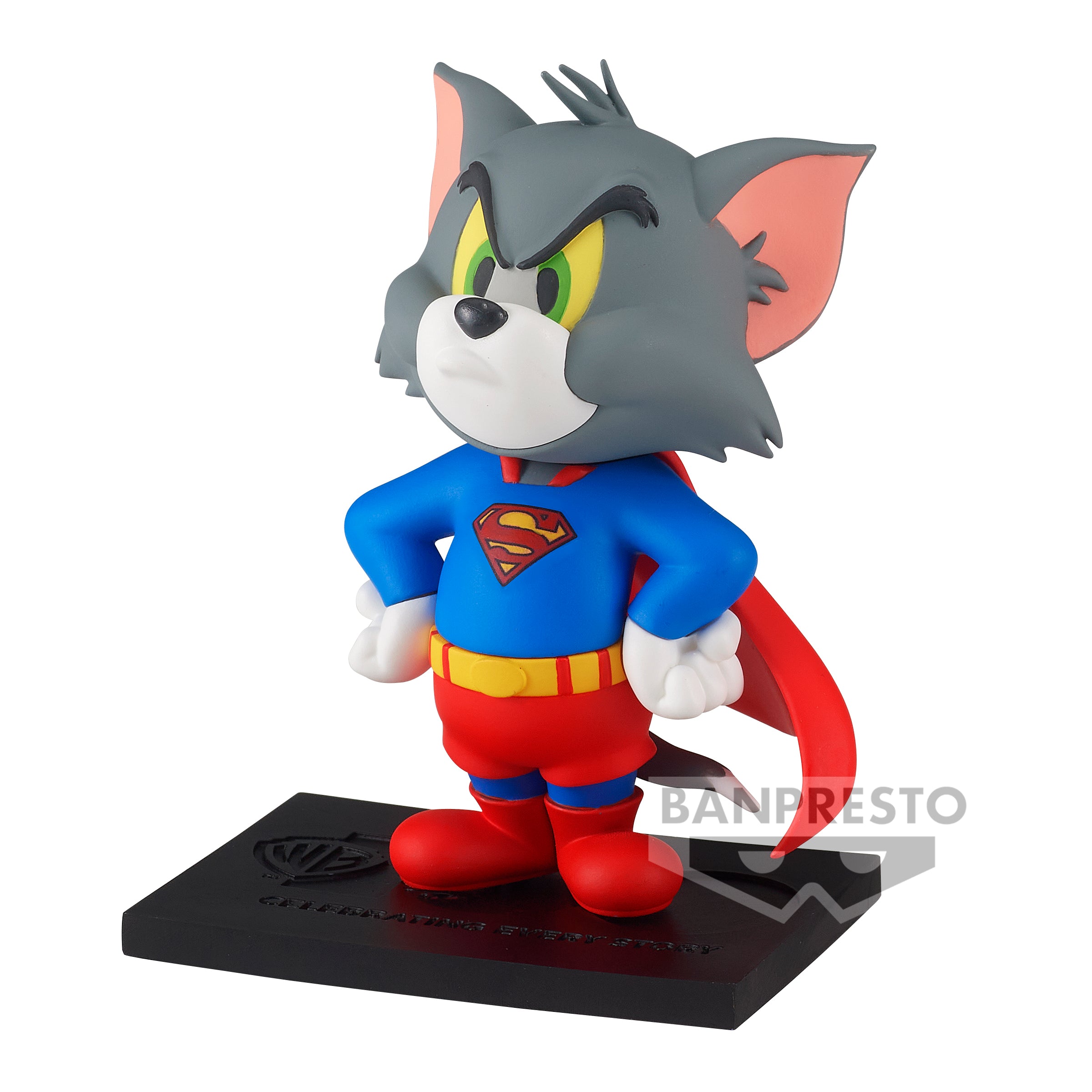 PRE-ORDER Banpresto - Tom and Jerry Figure Collection Tom and Jerry as Superman WB100th Anniversary Ver. : A. Tom