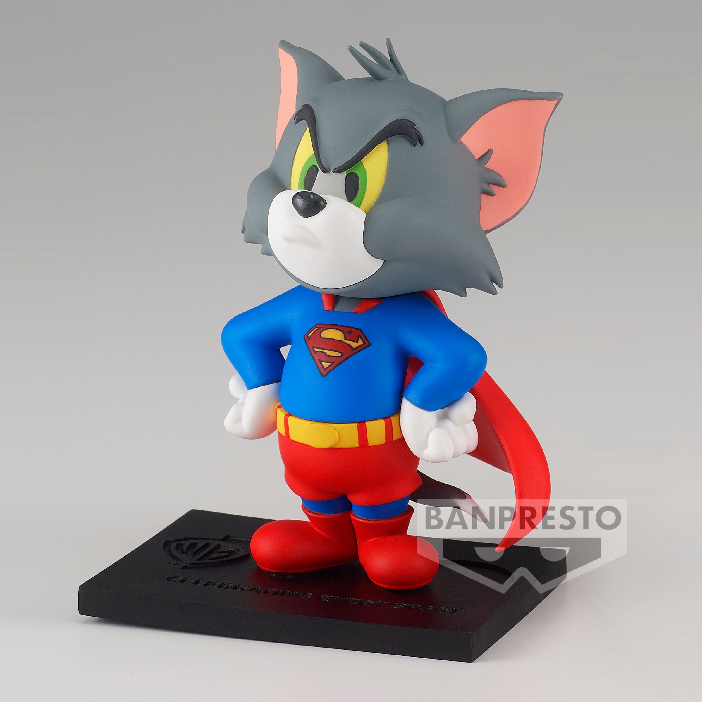 PRE-ORDER Banpresto - Tom and Jerry Figure Collection Tom and Jerry as Superman WB100th Anniversary Ver. : A. Tom