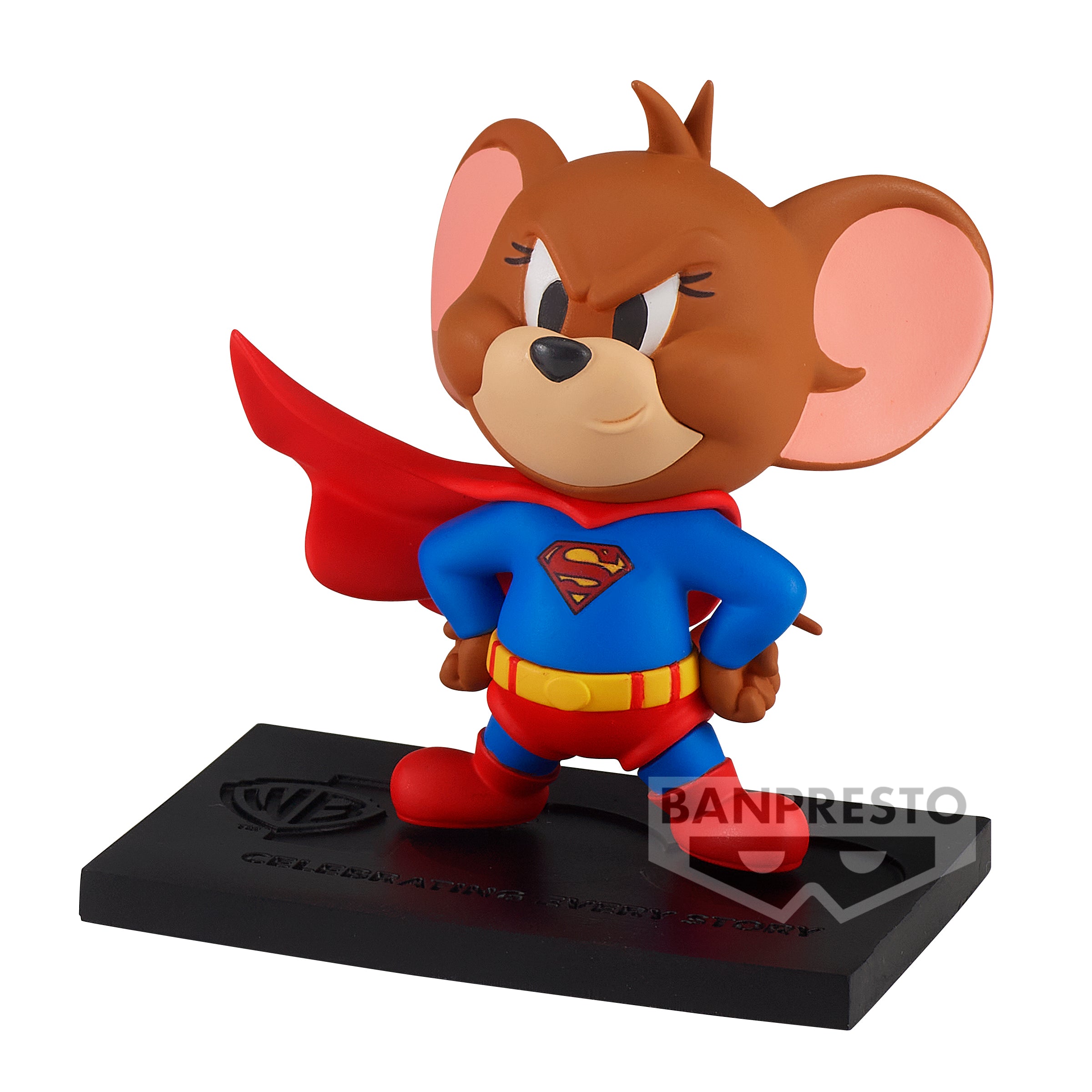 PRE-ORDER Banpresto - Tom and Jerry Figure Collection Tom and Jerry as Superman WB100th Anniversary Ver. : B. Jerry