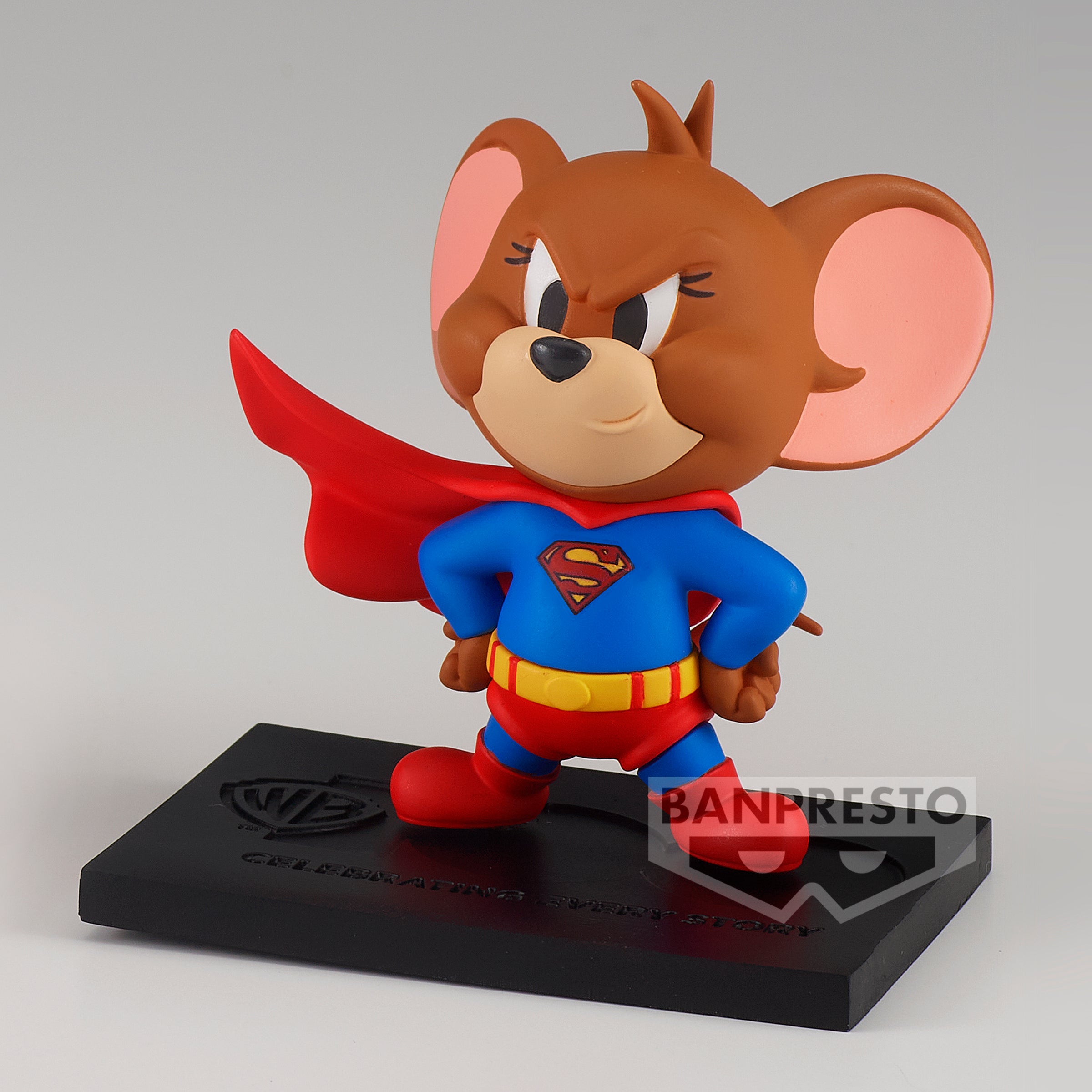 PRE-ORDER Banpresto - Tom and Jerry Figure Collection Tom and Jerry as Superman WB100th Anniversary Ver. : B. Jerry