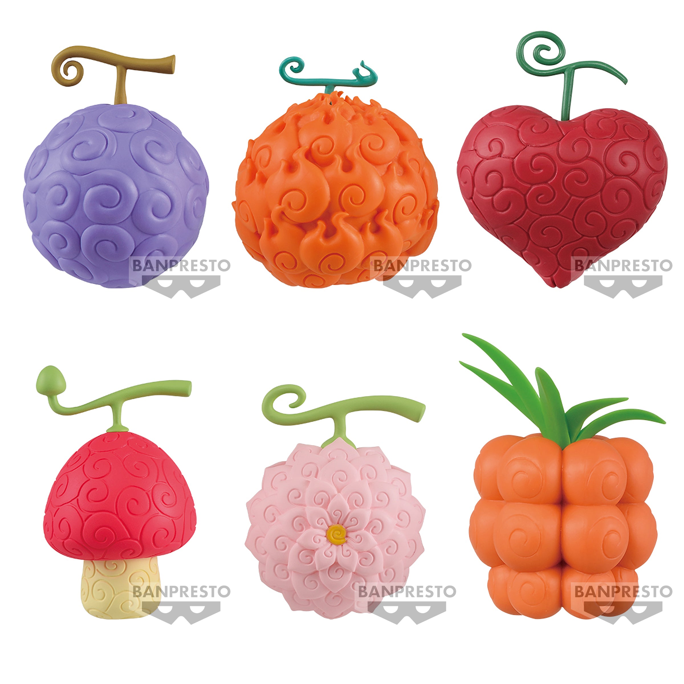 PRE-ORDER Banpresto - One Piece Devil Fruit Collection Figure Best Selection [Set of 6]