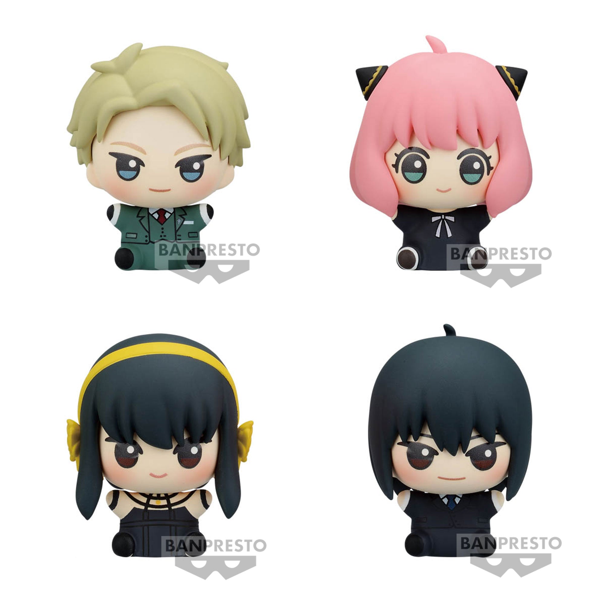 PRE-ORDER Banpresto - SPY x FAMILY Mascot Sitting FIgure Vol. 1 [Set of 4]