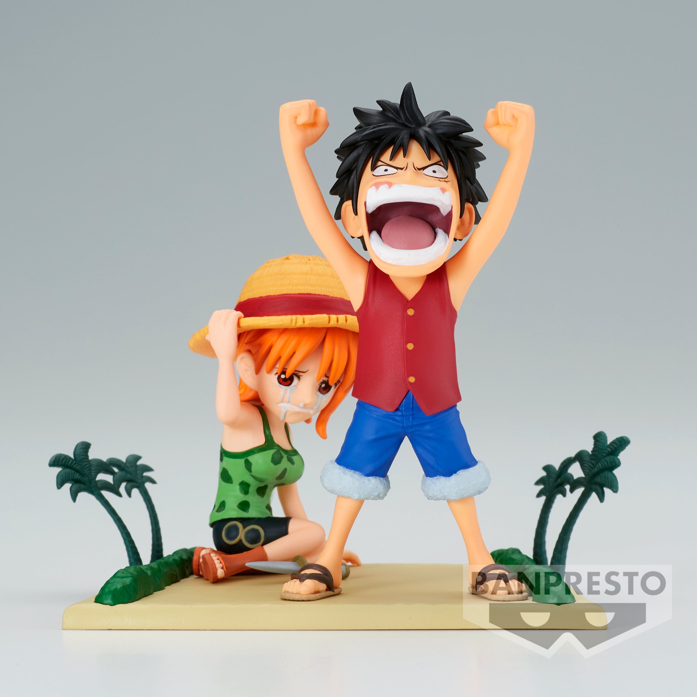 IN-STOCK Banpresto - One Piece World Collectable Figure Log Stories - Monkey D. Luffy & Nami