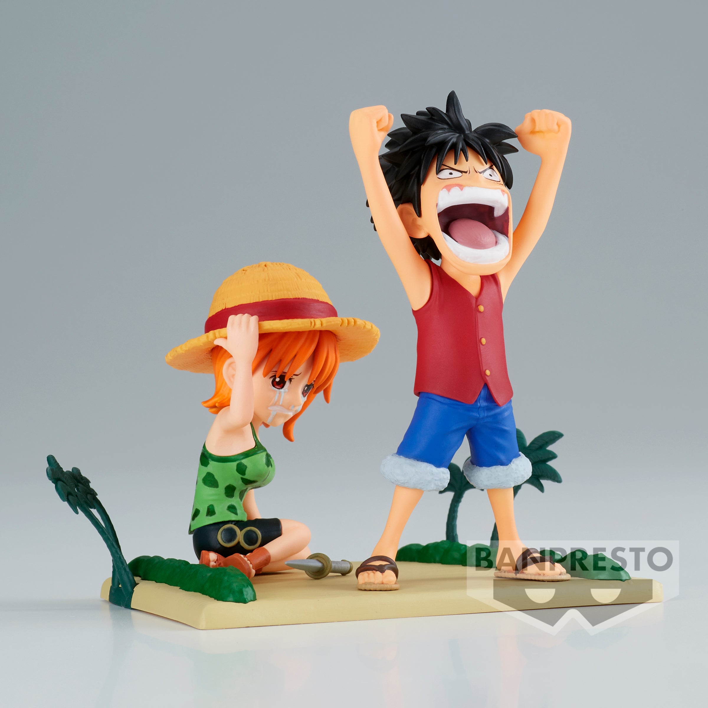 IN-STOCK Banpresto - One Piece World Collectable Figure Log Stories - Monkey D. Luffy & Nami