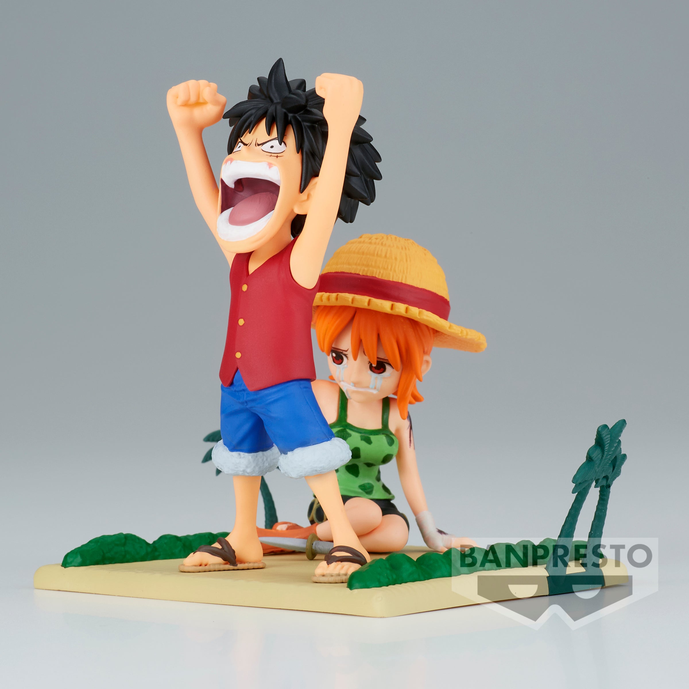 IN-STOCK Banpresto - One Piece World Collectable Figure Log Stories - Monkey D. Luffy & Nami