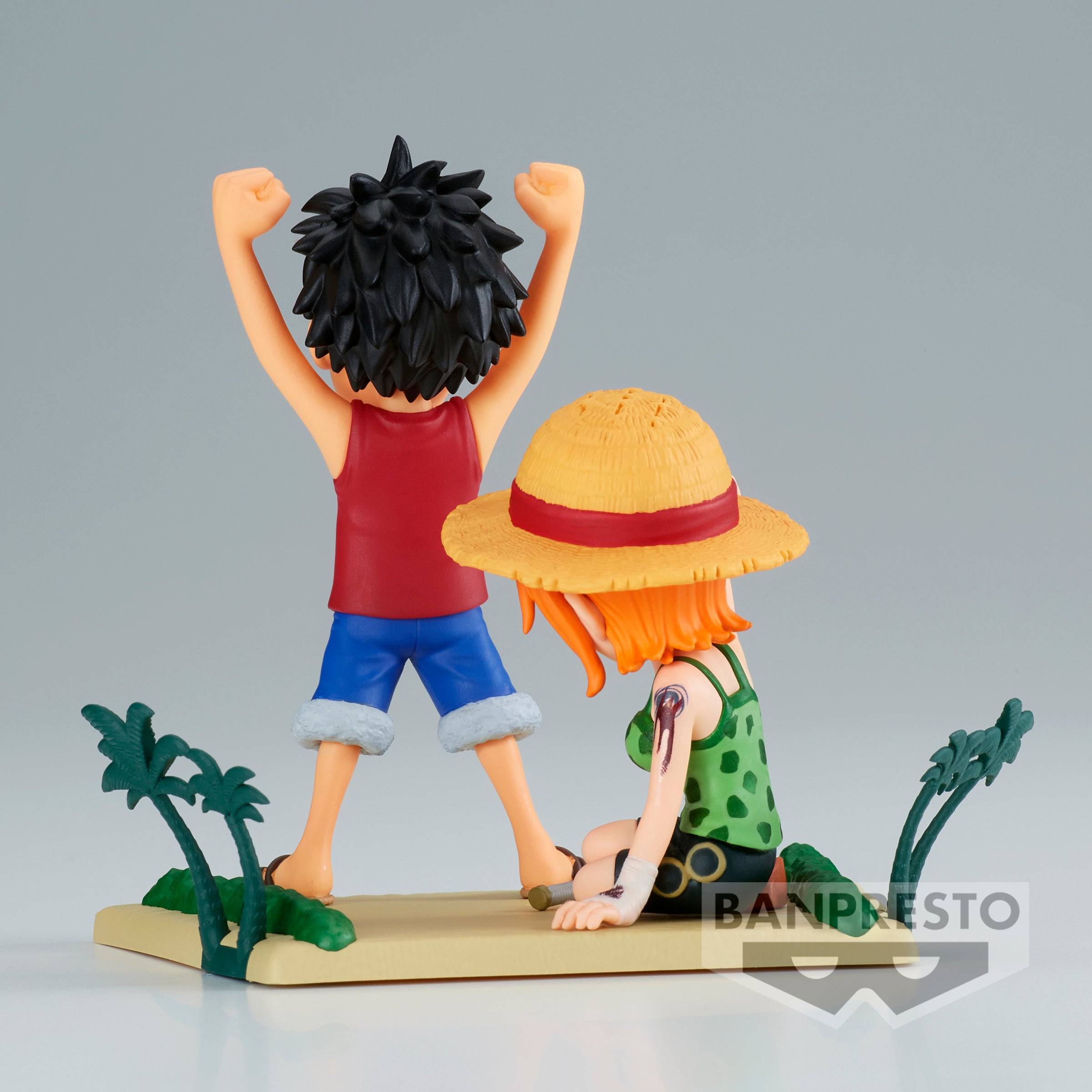 IN-STOCK Banpresto - One Piece World Collectable Figure Log Stories - Monkey D. Luffy & Nami
