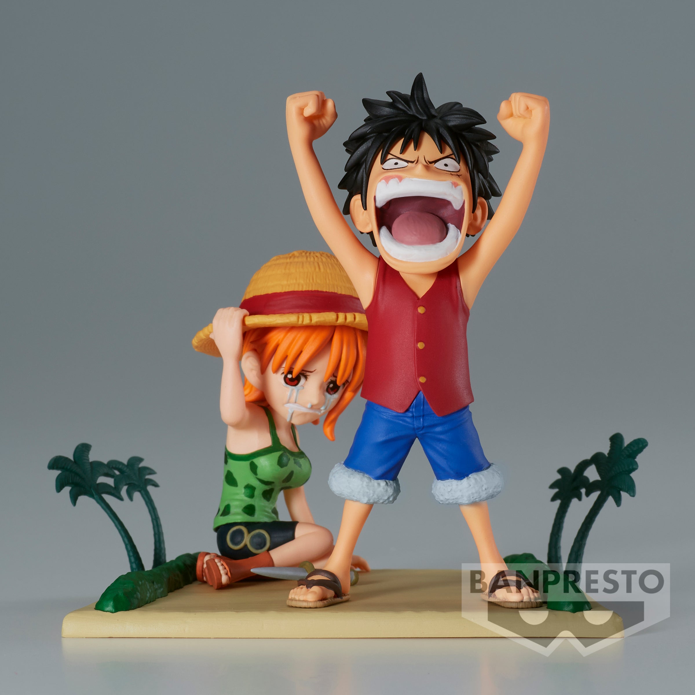 IN-STOCK Banpresto - One Piece World Collectable Figure Log Stories - Monkey D. Luffy & Nami