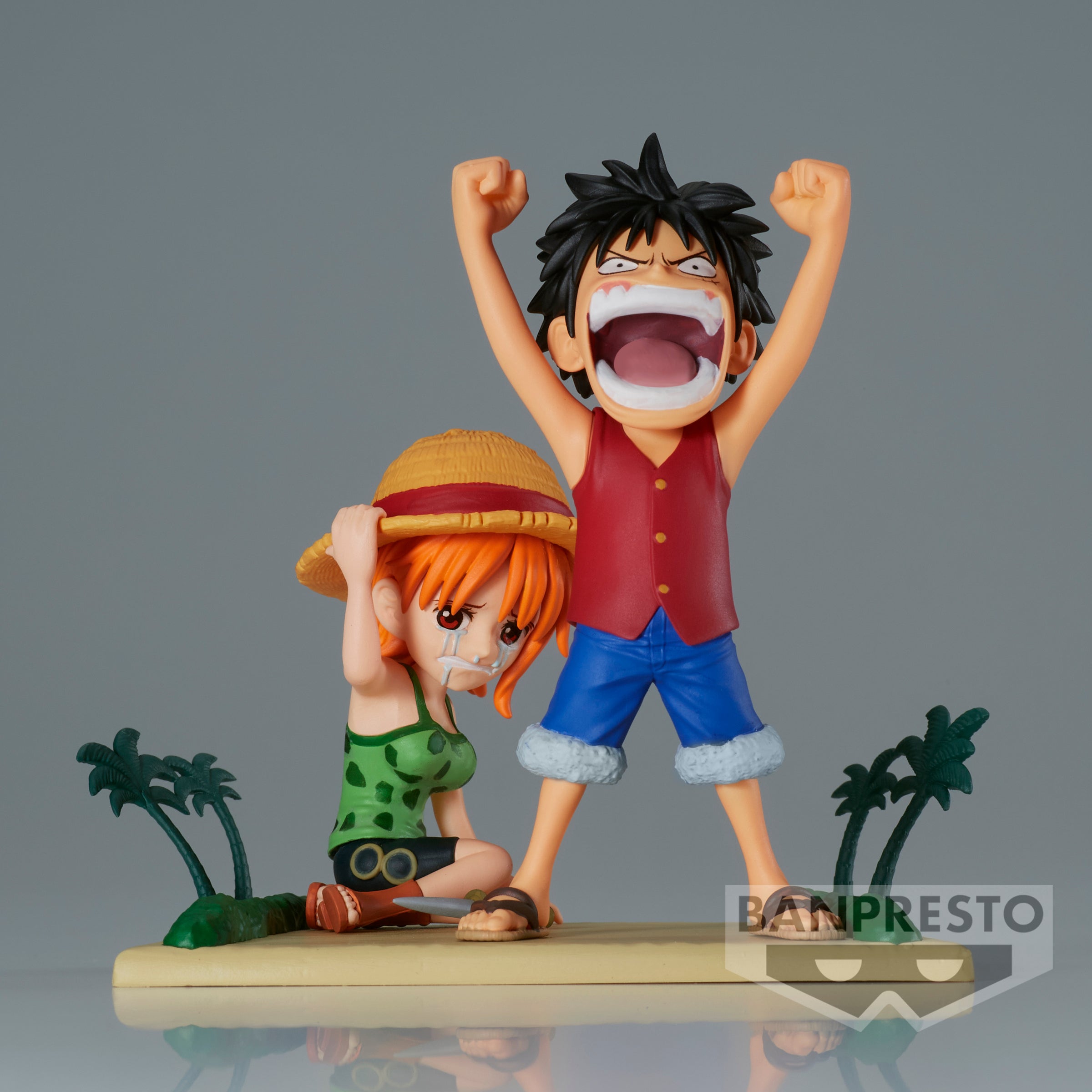 IN-STOCK Banpresto - One Piece World Collectable Figure Log Stories - Monkey D. Luffy & Nami