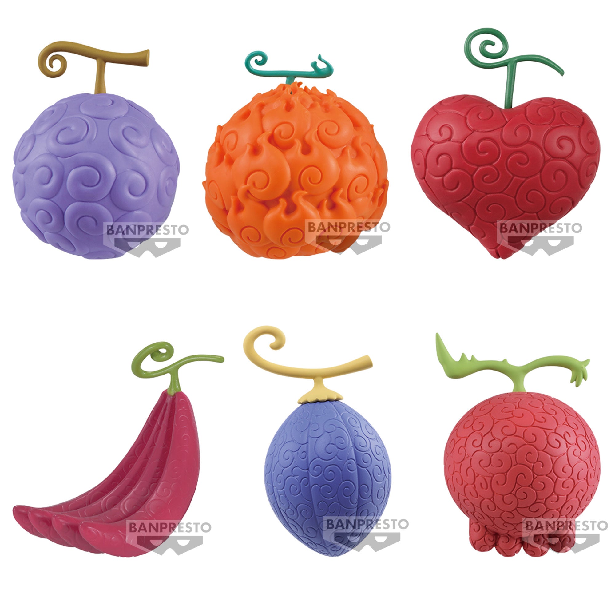 PRE-ORDER Banpresto - One Piece Devil Fruit Collection Figure Best Selection Vol. 2 [Set of 6]