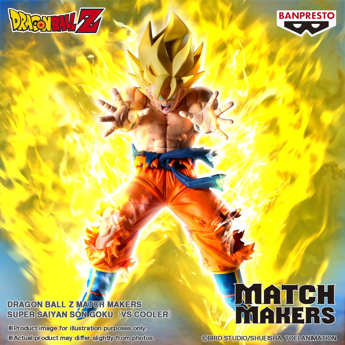 PRE-ORDER Banpresto - Dragon Ball Z Match Makers - Super Saiyan Son Goku: Vs Cooler