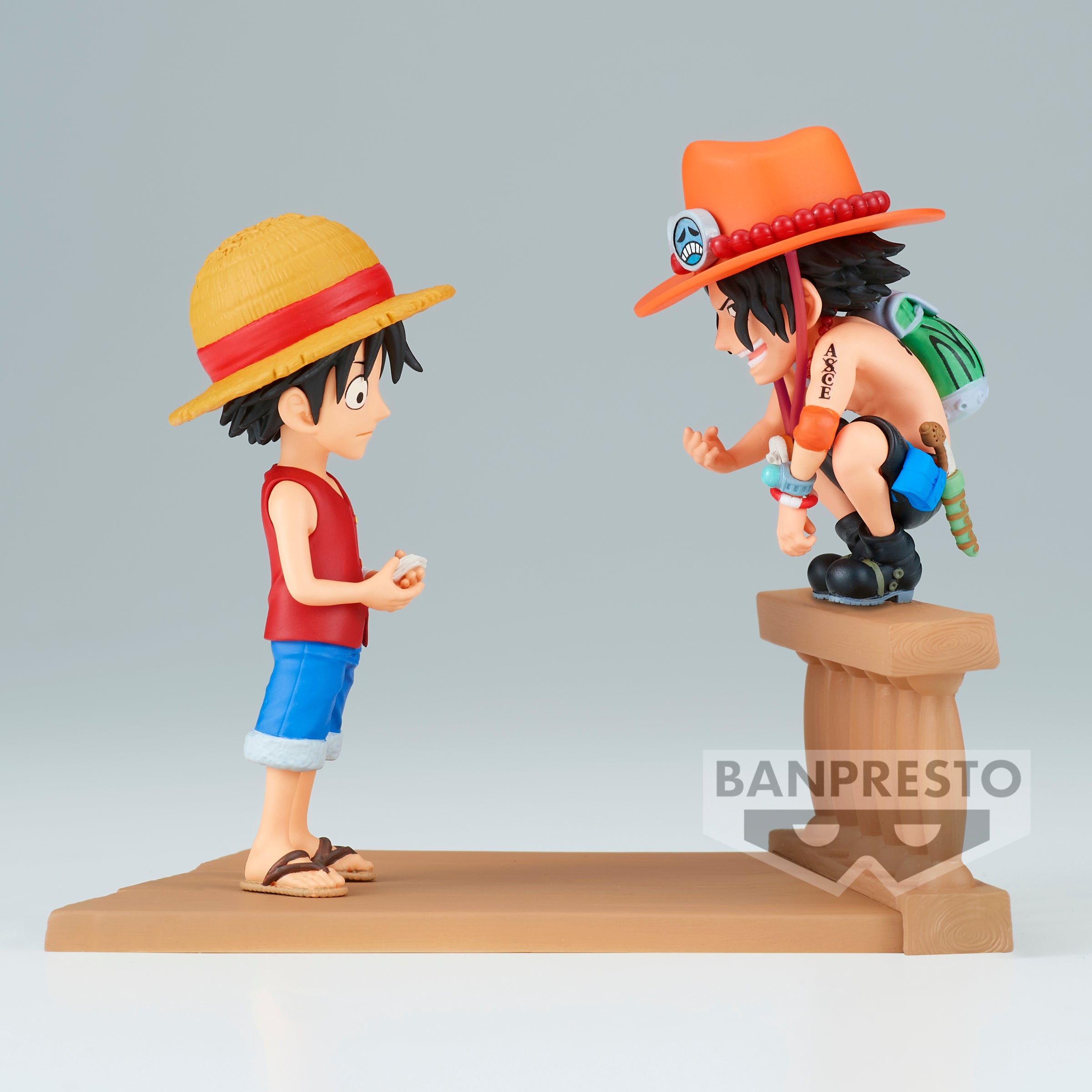 PRE-ORDER Banpresto - One Piece World Collectable Figure Log Stories - Monkey D. Luffy & Portgas D. Ace