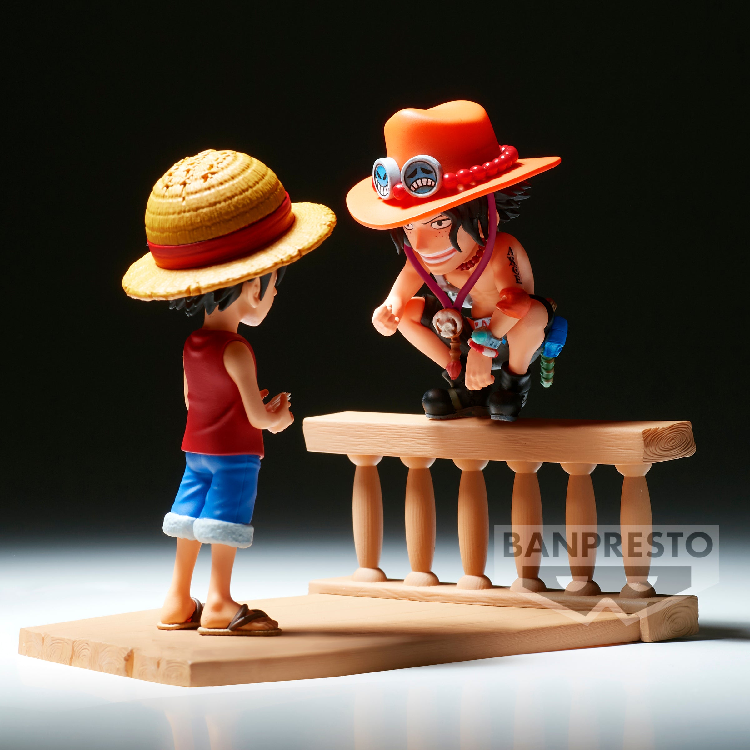 PRE-ORDER Banpresto - One Piece World Collectable Figure Log Stories - Monkey D. Luffy & Portgas D. Ace