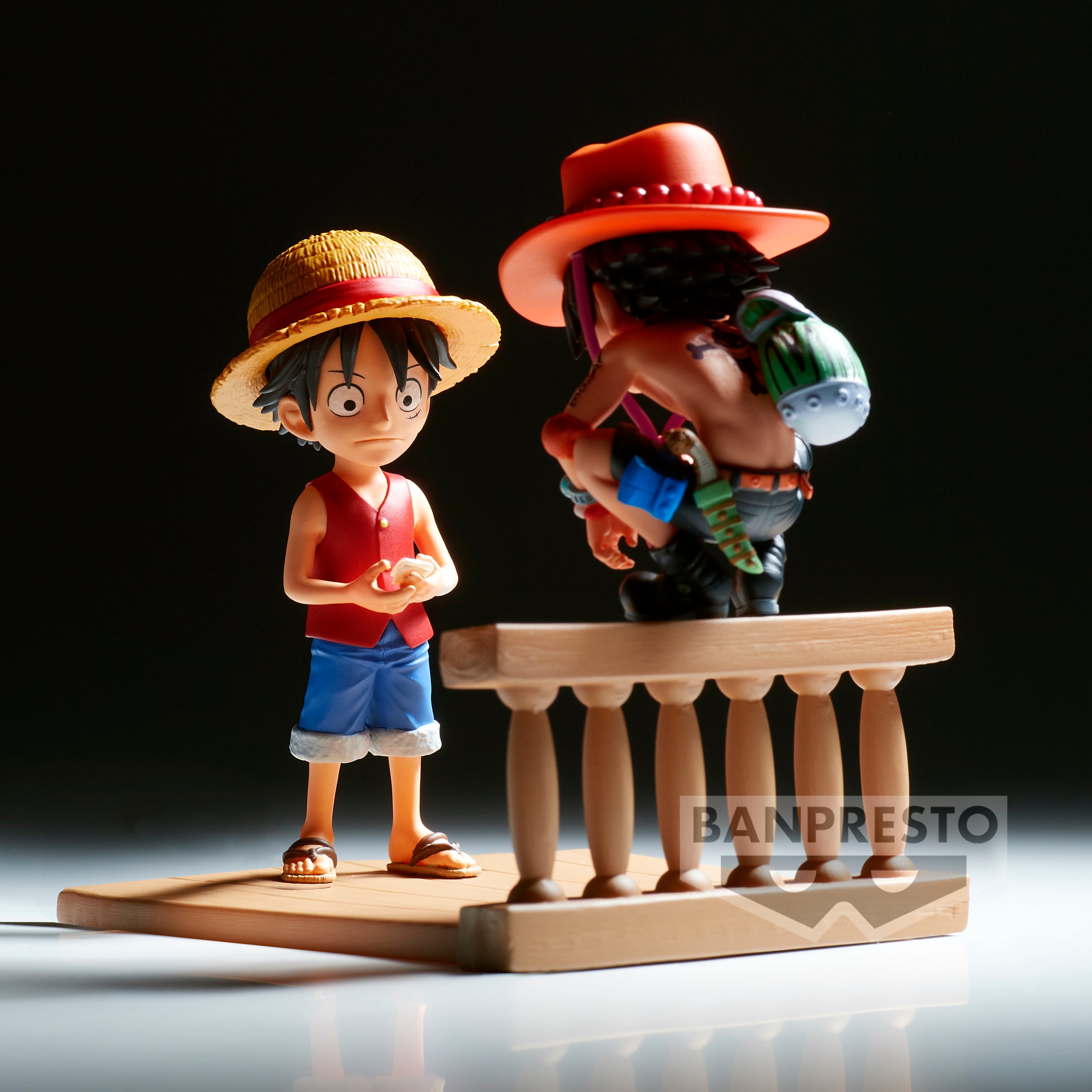 PRE-ORDER Banpresto - One Piece World Collectable Figure Log Stories - Monkey D. Luffy & Portgas D. Ace