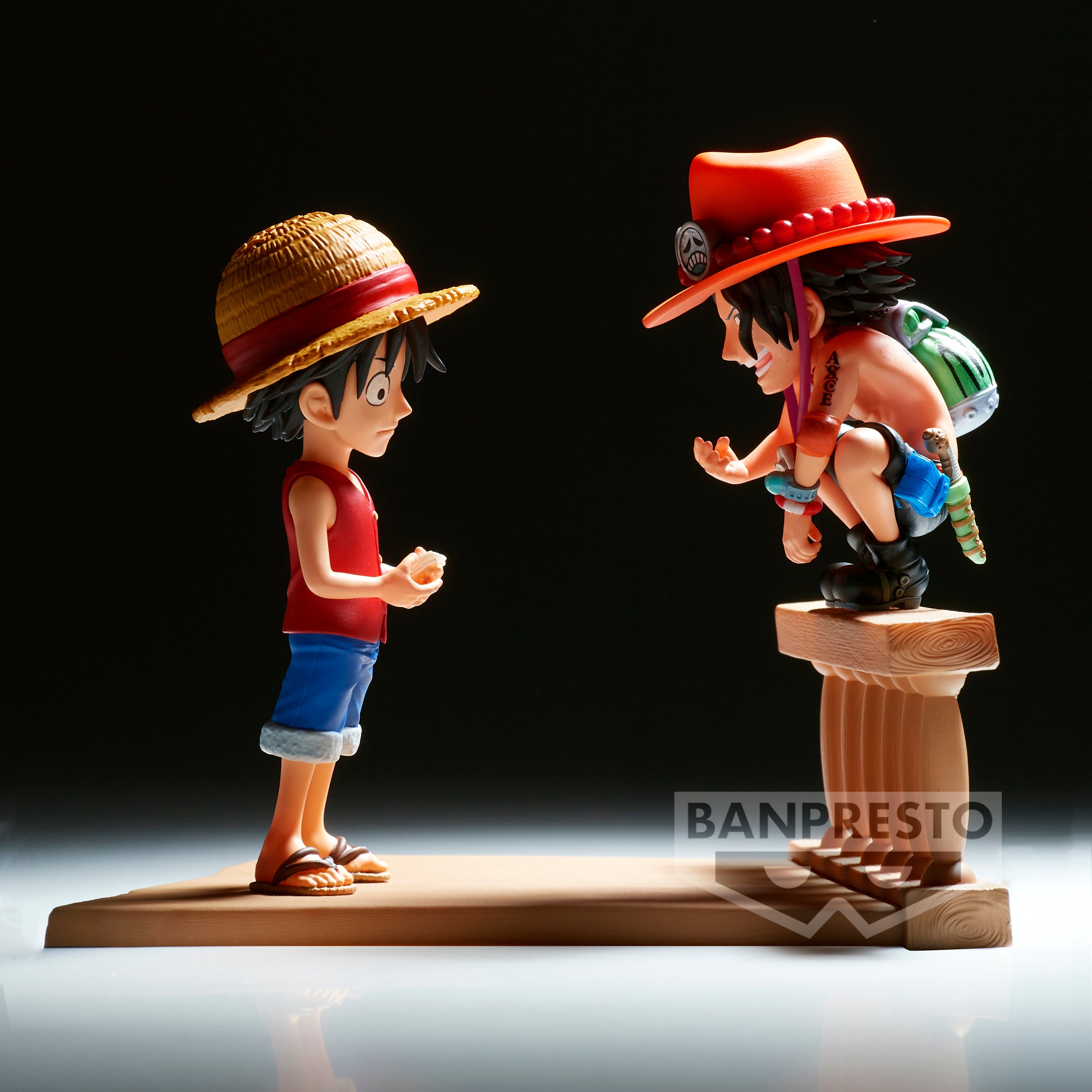 PRE-ORDER Banpresto - One Piece World Collectable Figure Log Stories - Monkey D. Luffy & Portgas D. Ace