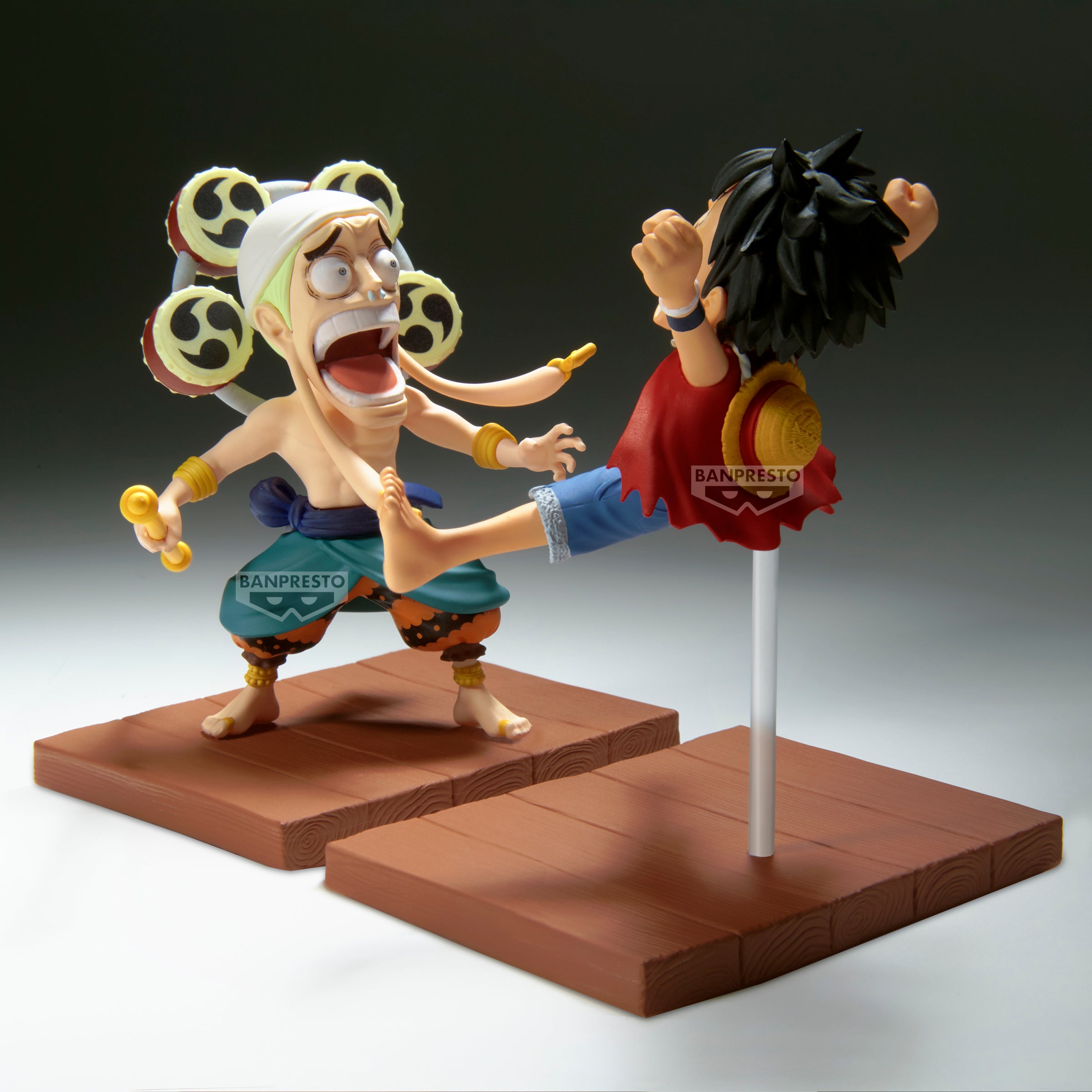 PRE-ORDER Banpresto - One Piece World Collectable Figure Log Stories - Monkey D. Luffy & Enel