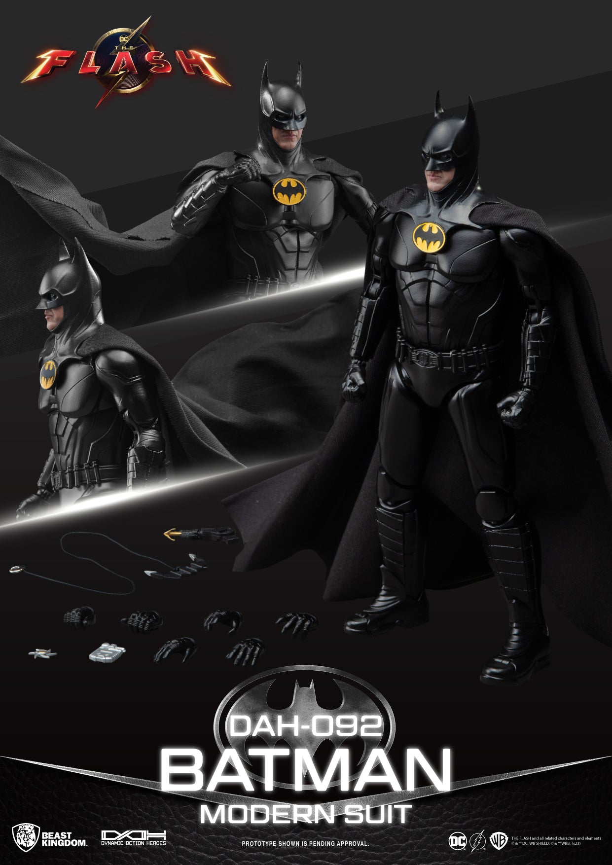 PRE-ORDER Beast Kingdom - Dynamic 8action Heroes - The Flash Movie - Batman: Modern Suit Ver.