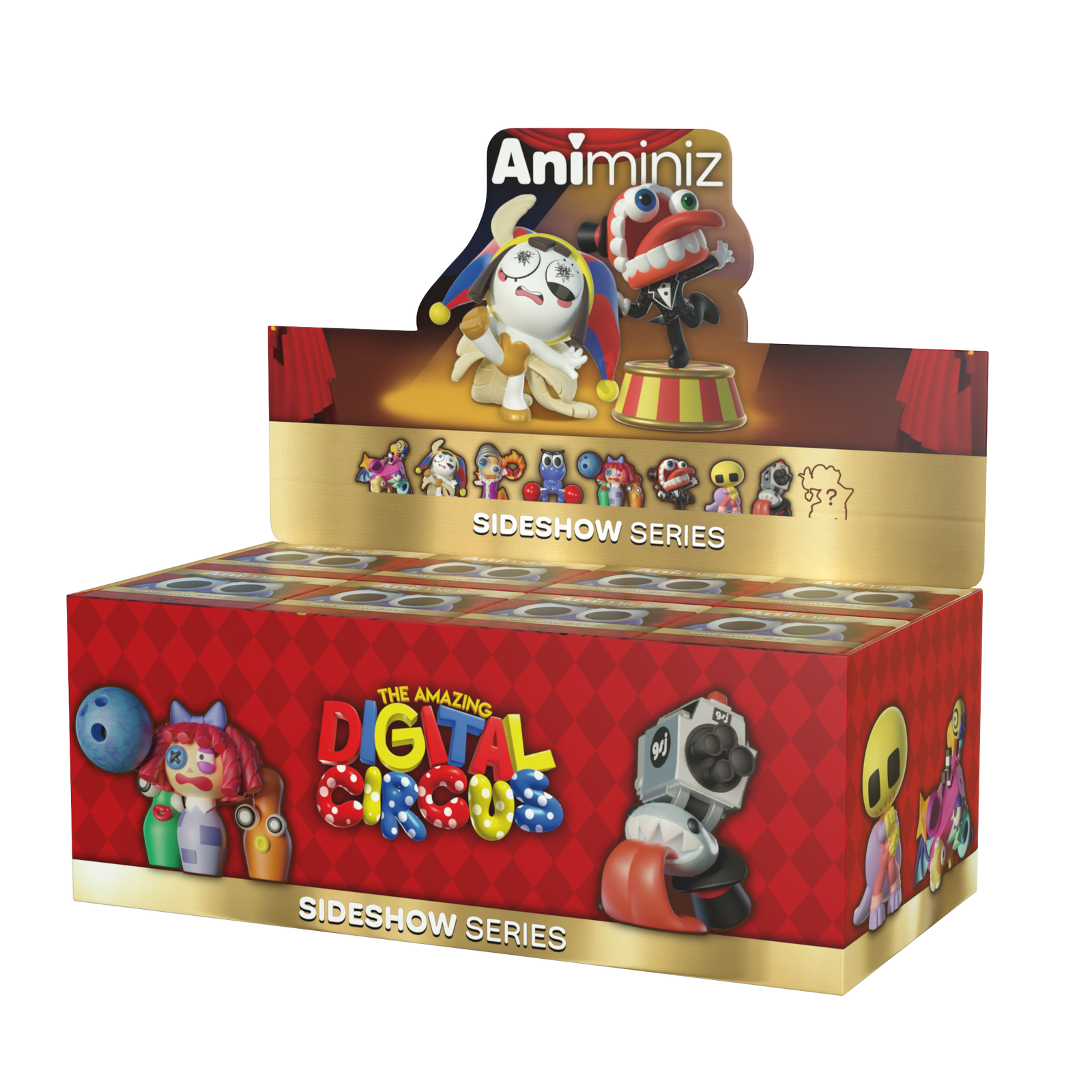 BACK ORDER Glitch - Animiniz - The Amazing Digital Circus - Side Show Series Blindbox [Box of 8]