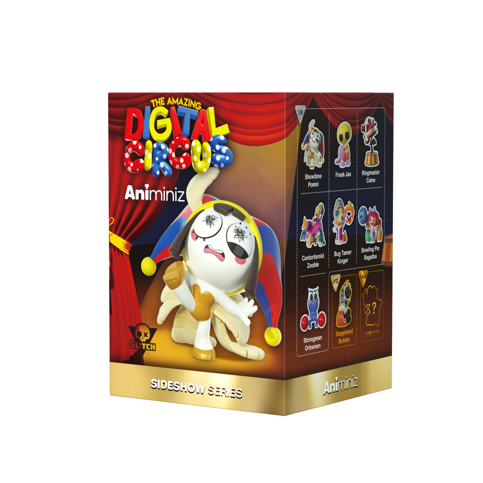 BACK ORDER Glitch - Animiniz - The Amazing Digital Circus - Side Show Series Blindbox [Box of 8]