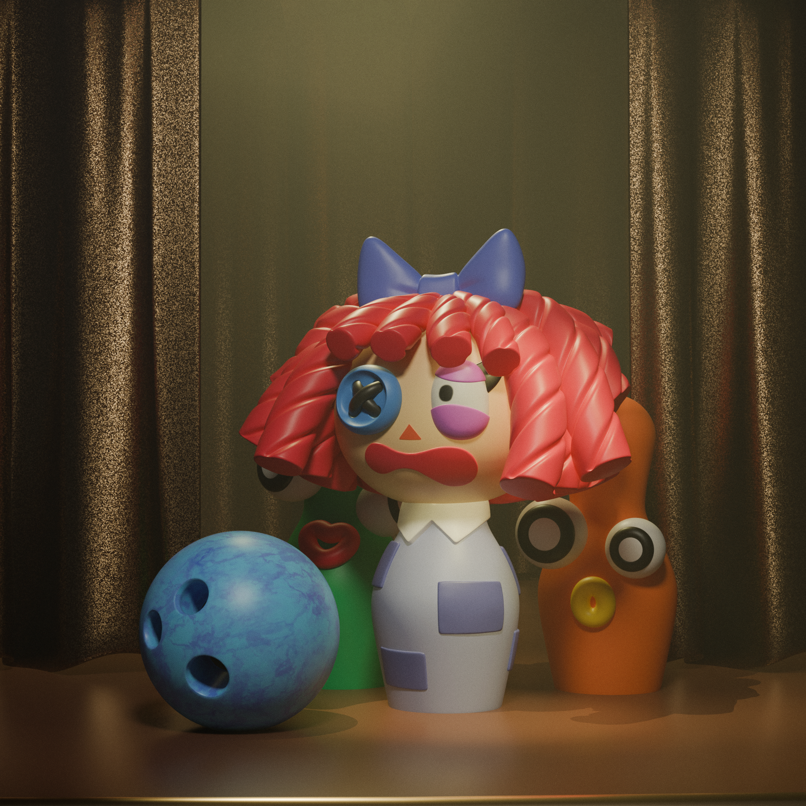 BACK ORDER Glitch - Animiniz - The Amazing Digital Circus - Side Show Series Blindbox [Box of 8]