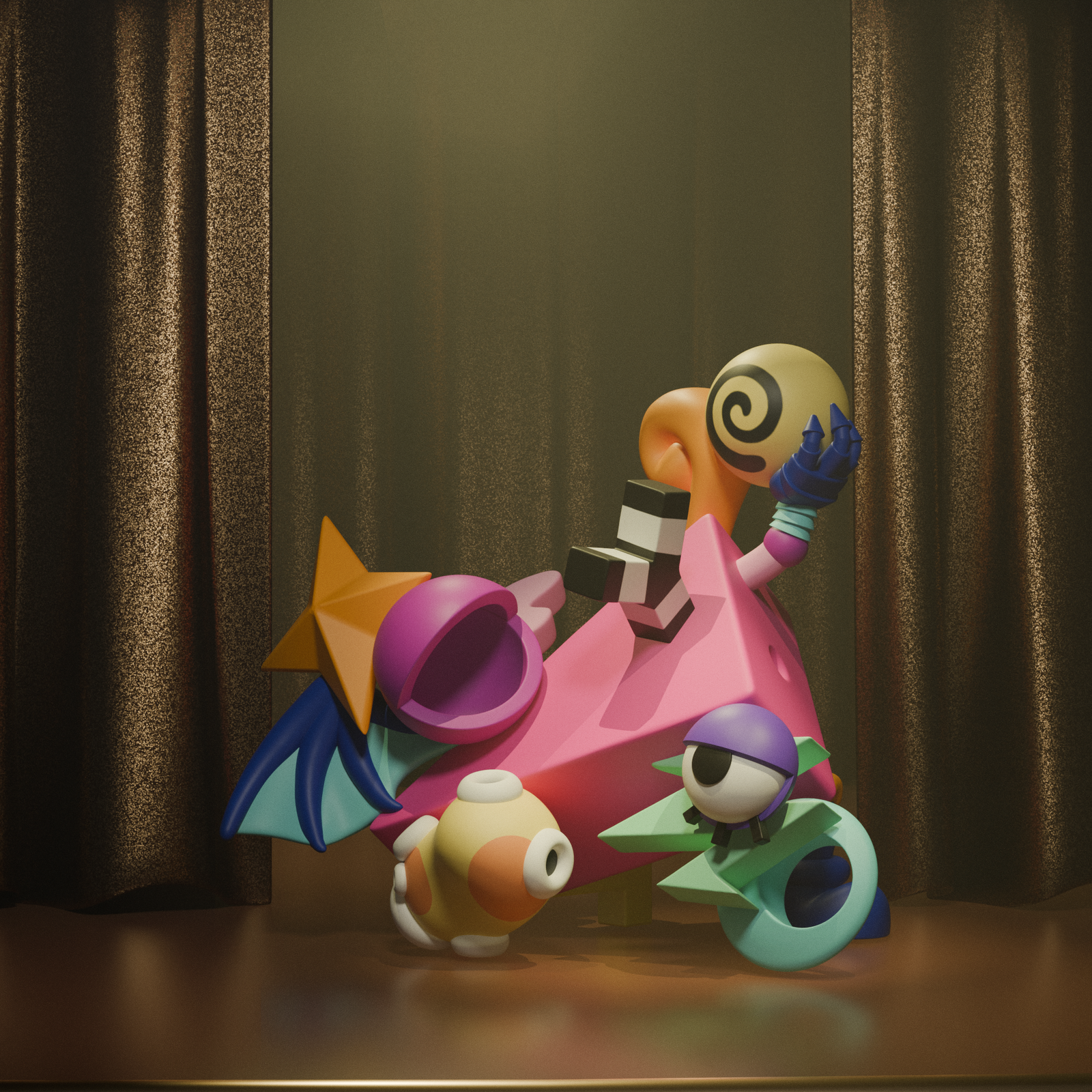 BACK ORDER Glitch - Animiniz - The Amazing Digital Circus - Side Show Series Blindbox [Box of 8]