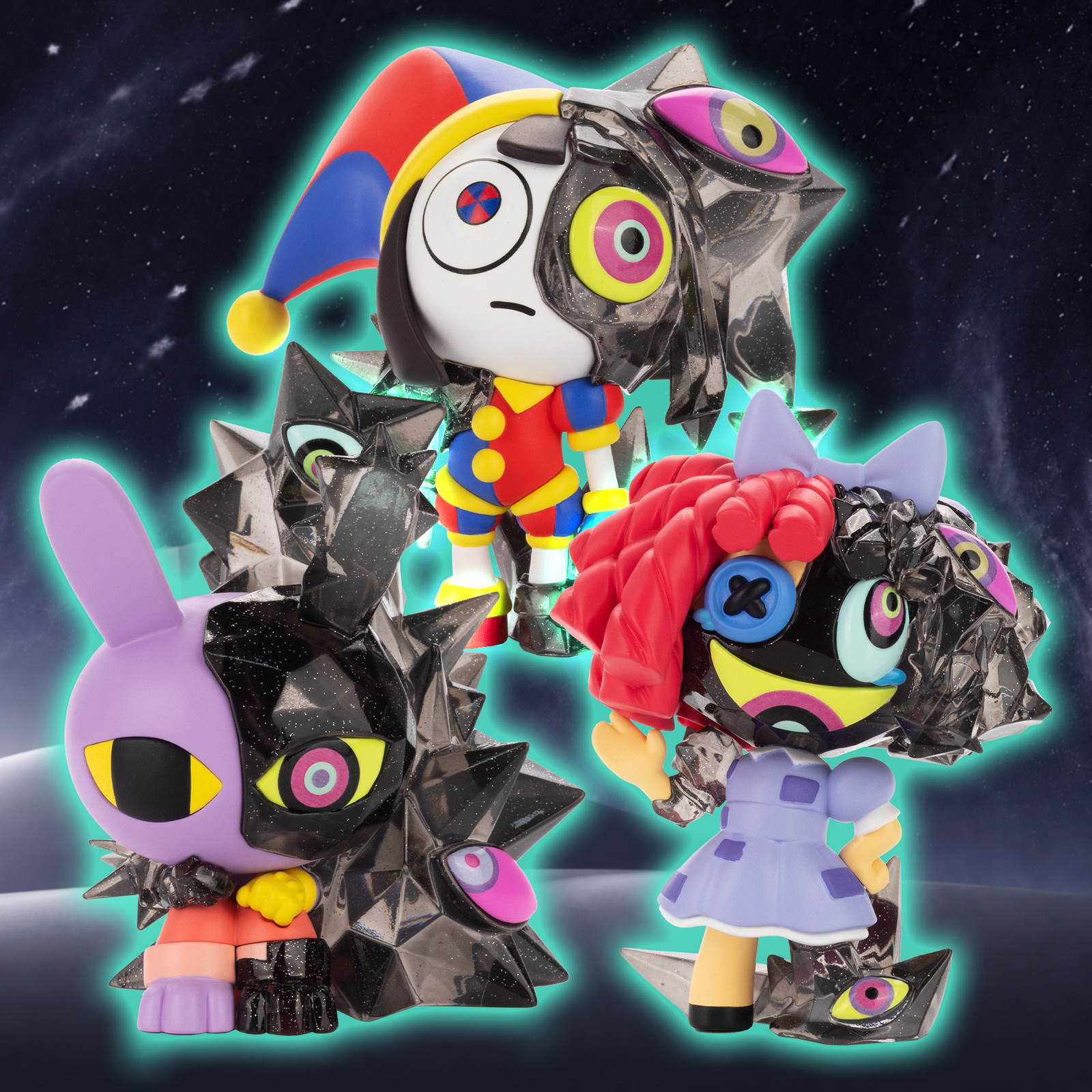 BACK ORDER Glitch - Animiniz - The Amazing Digital Circus - Abstracted Series Blindbox [Box of 8]
