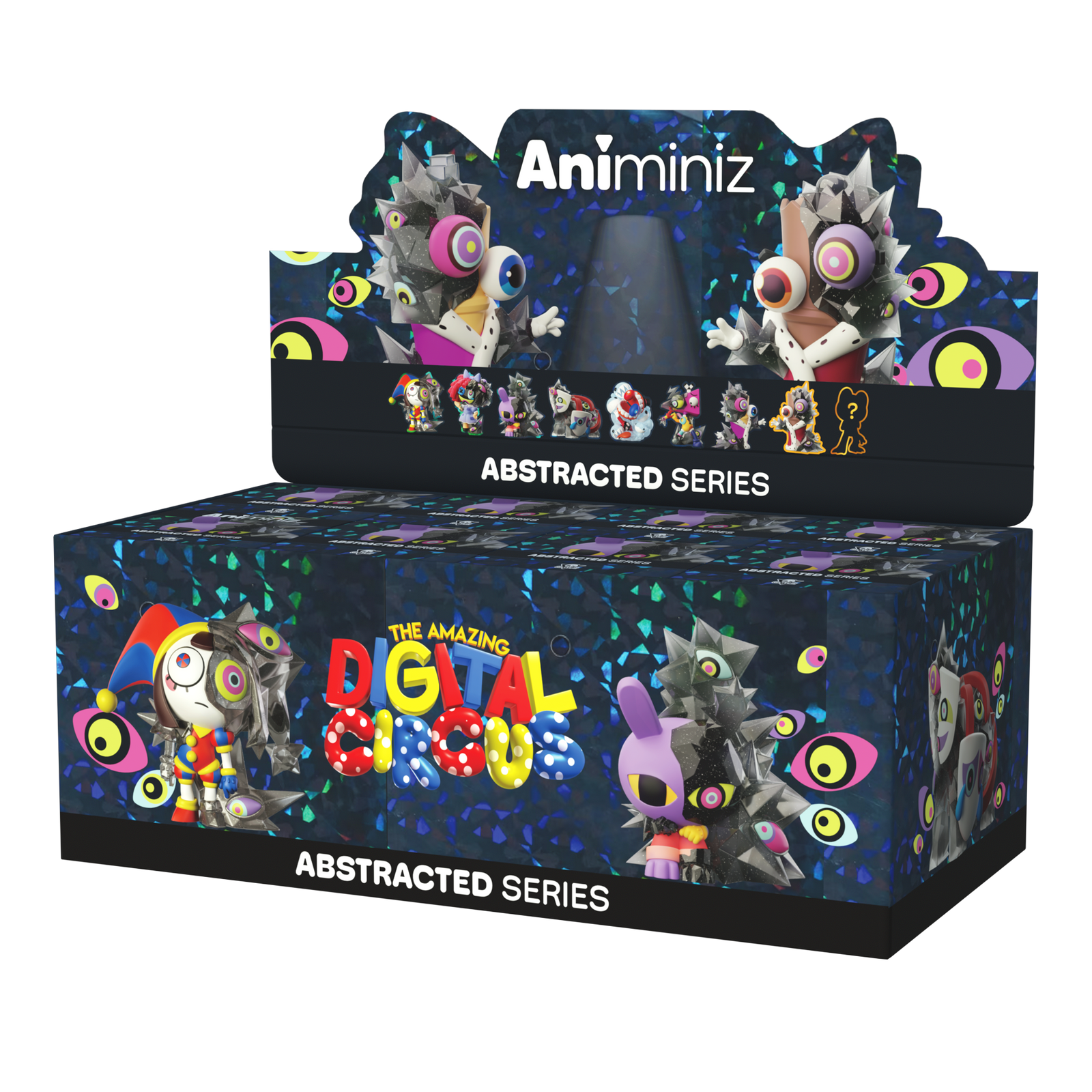 BACK ORDER Glitch - Animiniz - The Amazing Digital Circus - Abstracted Series Blindbox [Box of 8]