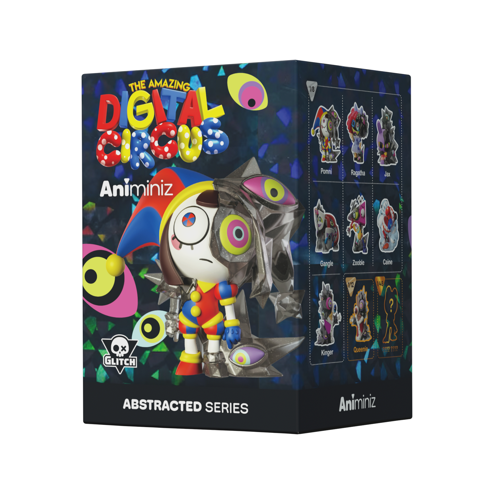 BACK ORDER Glitch - Animiniz - The Amazing Digital Circus - Abstracted Series Blindbox [Box of 8]