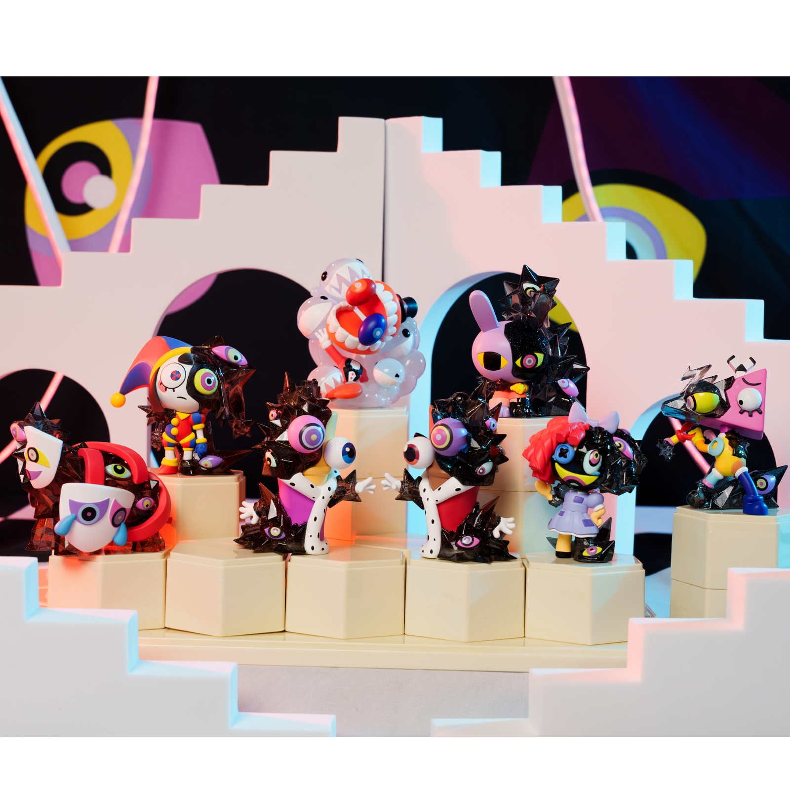BACK ORDER Glitch - Animiniz - The Amazing Digital Circus - Abstracted Series Blindbox [Box of 8]