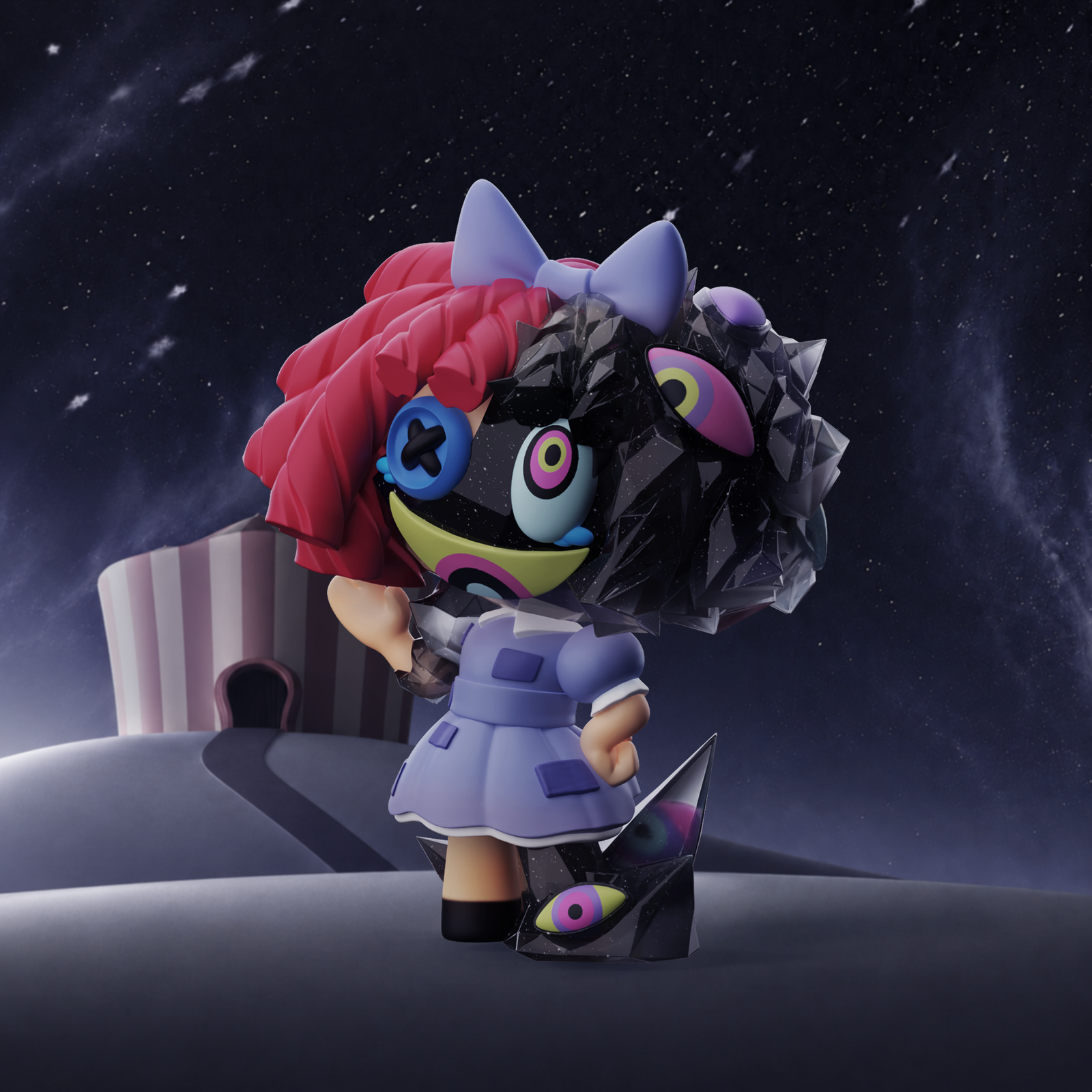 BACK ORDER Glitch - Animiniz - The Amazing Digital Circus - Abstracted Series Blindbox [Box of 8]