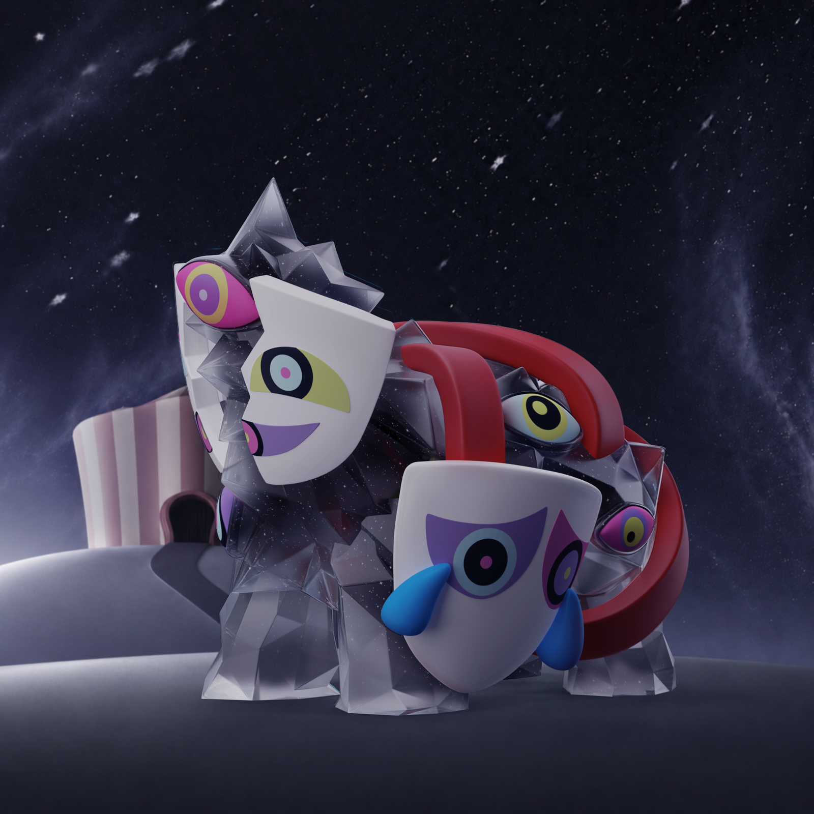 BACK ORDER Glitch - Animiniz - The Amazing Digital Circus - Abstracted Series Blindbox [Box of 8]