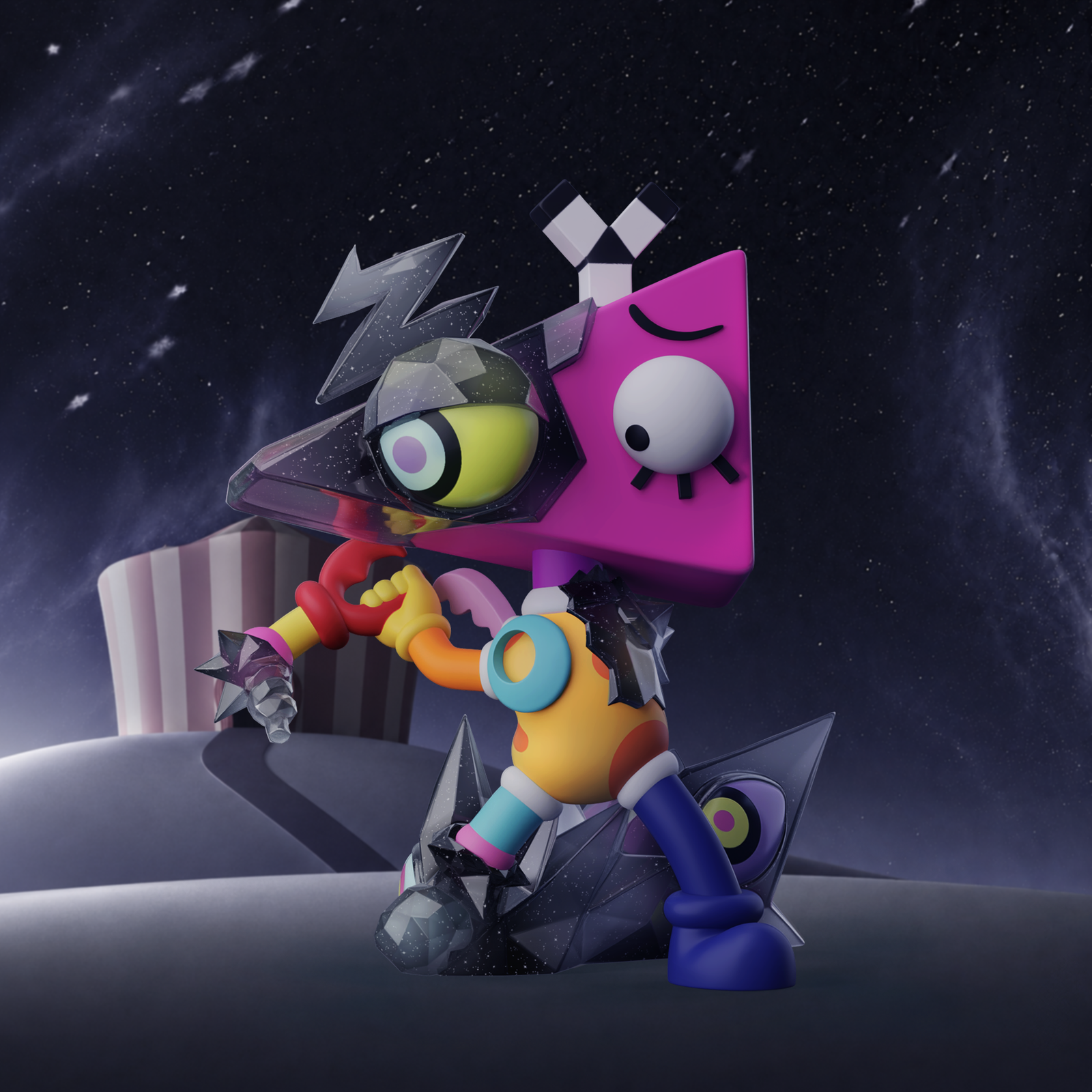BACK ORDER Glitch - Animiniz - The Amazing Digital Circus - Abstracted Series Blindbox [Box of 8]