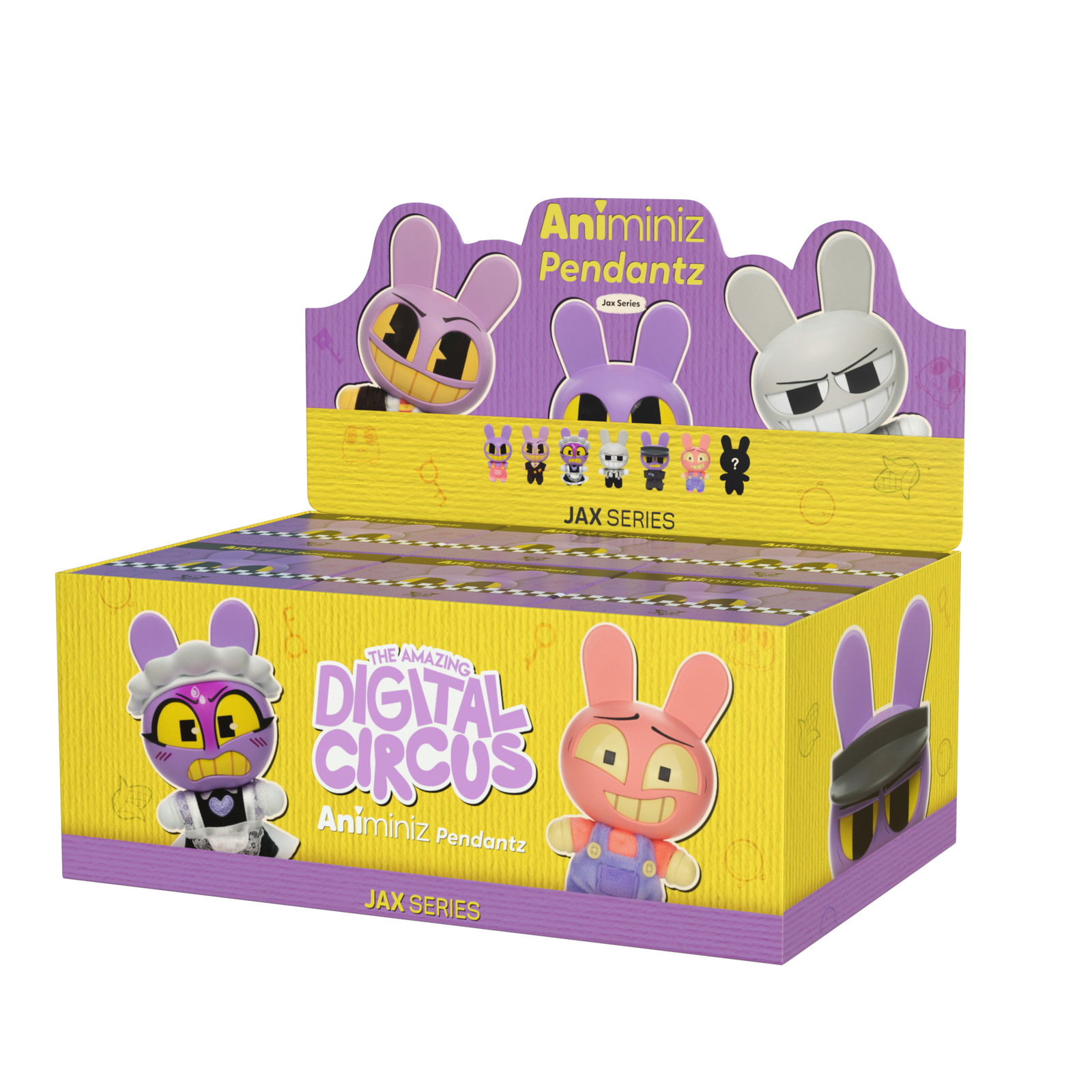SPECIAL ORDER Glitch - The Amazing Digital Circus - Jax Pendantz Blindbox [Box of 6]