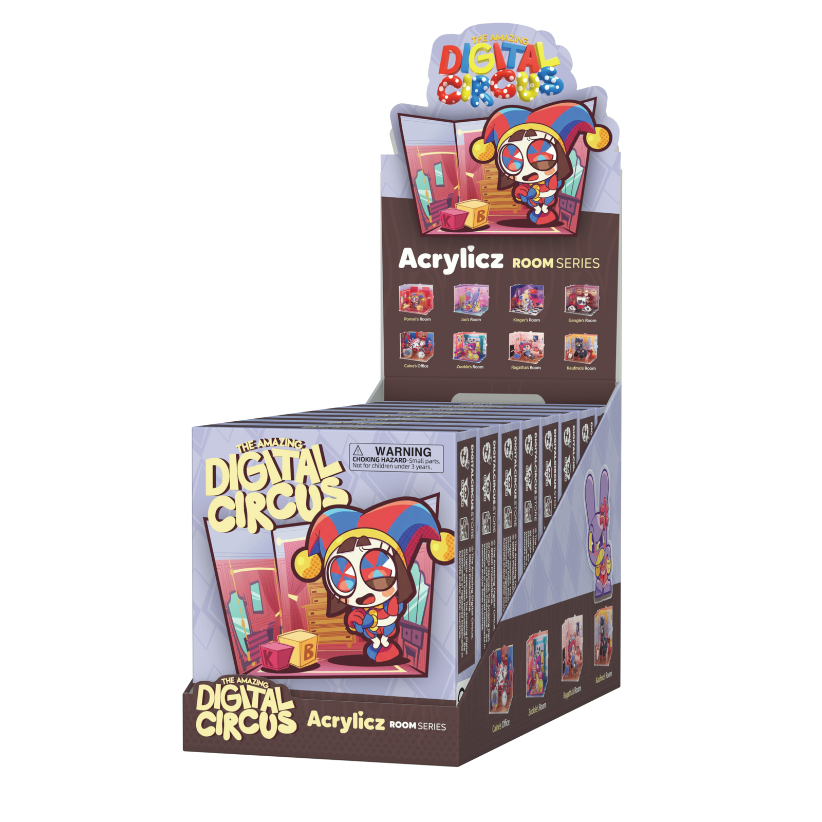 BACK ORDER Glitch - The Amazing Digital Circus - Digital Circus Acrylicz Blindbox [Box of 8]