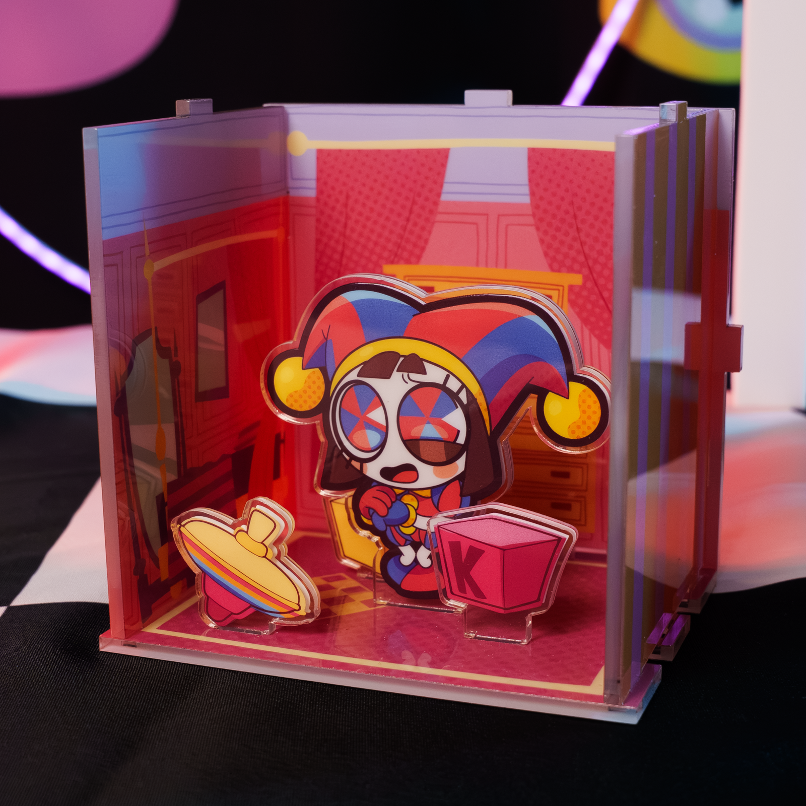 BACK ORDER Glitch - The Amazing Digital Circus - Digital Circus Acrylicz Blindbox [Box of 8]