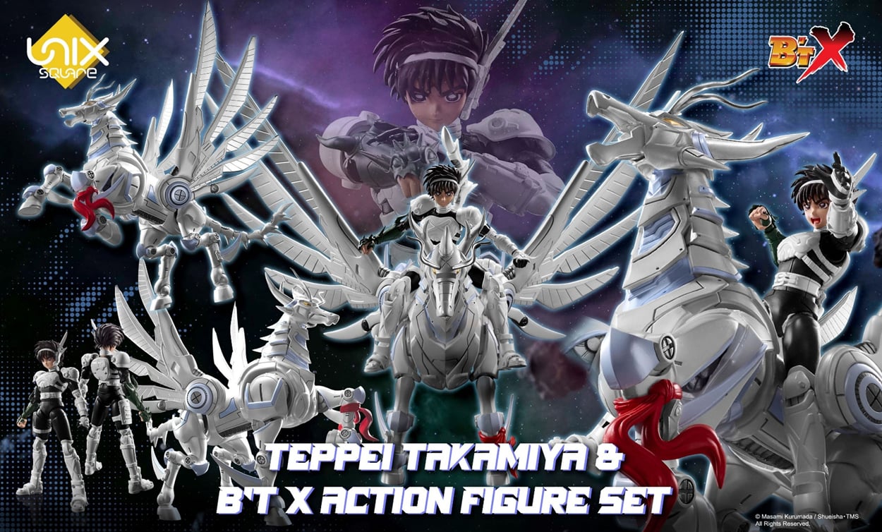 PRE-ORDER Unix Square - BT'X - Teppei Takamiya & B'T X Action Figure S