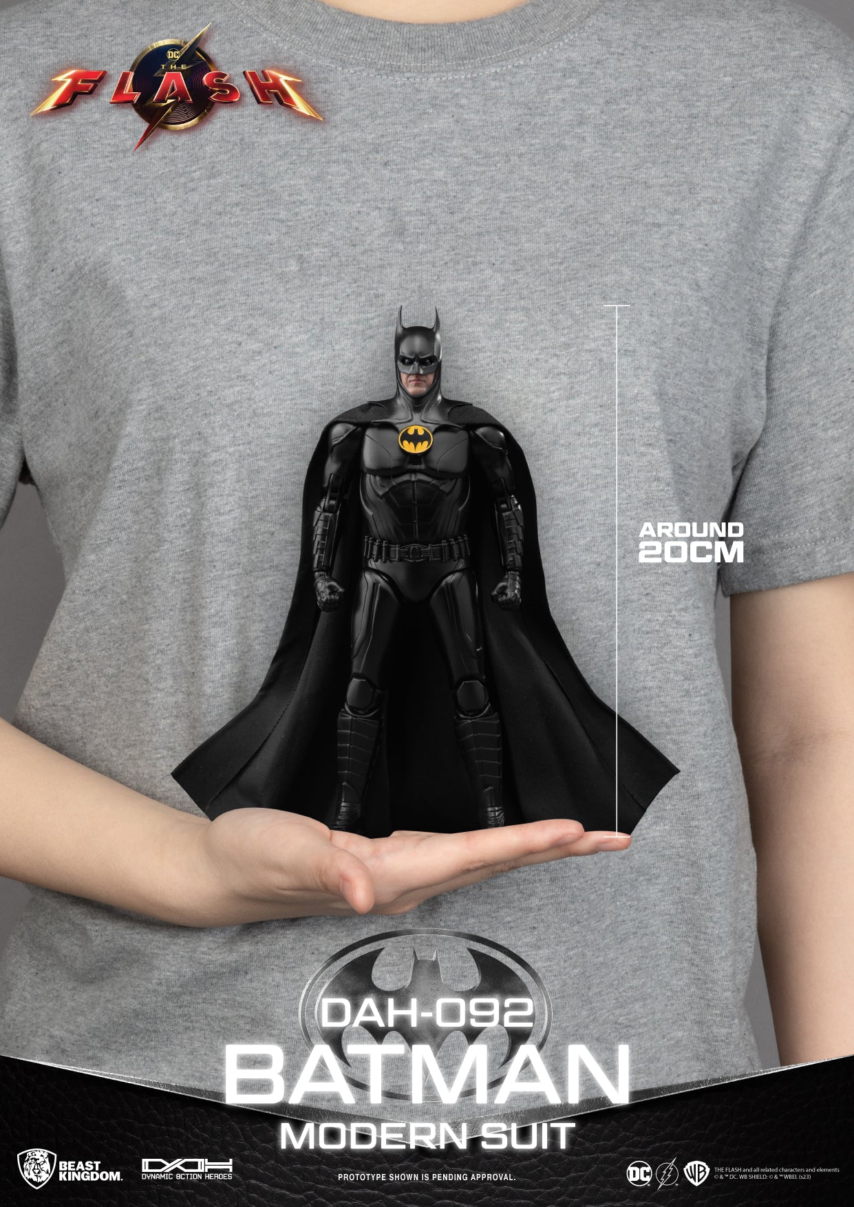 PRE-ORDER Beast Kingdom - Dynamic 8action Heroes - The Flash Movie - Batman: Modern Suit Ver.