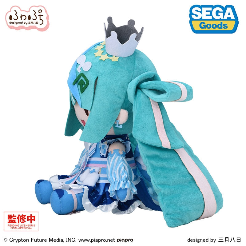 SPECIAL ORDER SEGA - Character Vocal Series 01: Hatsune Miku - Hatsune Miku: LAWSON 50th Anniversary Special LIVE Fuwapuchi Plush Toy (L) [JP]