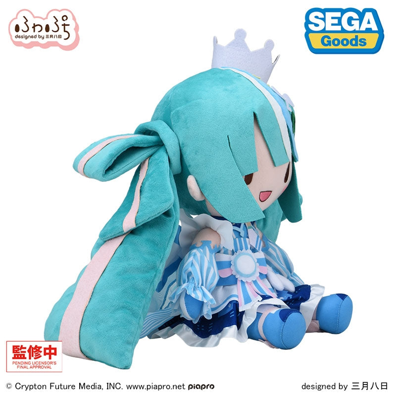 SPECIAL ORDER SEGA - Character Vocal Series 01: Hatsune Miku - Hatsune Miku: LAWSON 50th Anniversary Special LIVE Fuwapuchi Plush Toy (L) [JP]